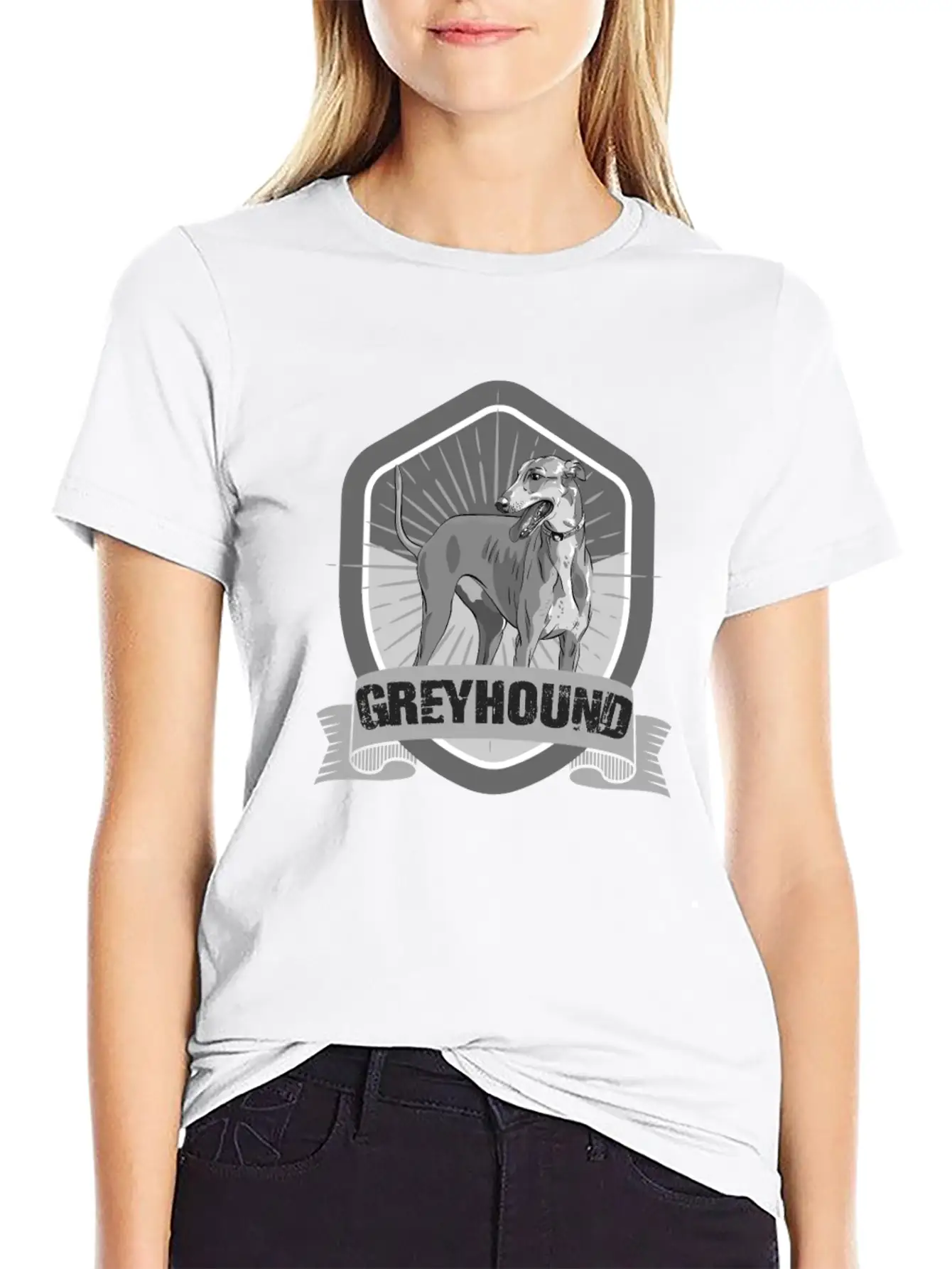 Greyhound, Galgo, Italian Stylish Everyday T-Shirt – Unisex Basic Cotton Tee