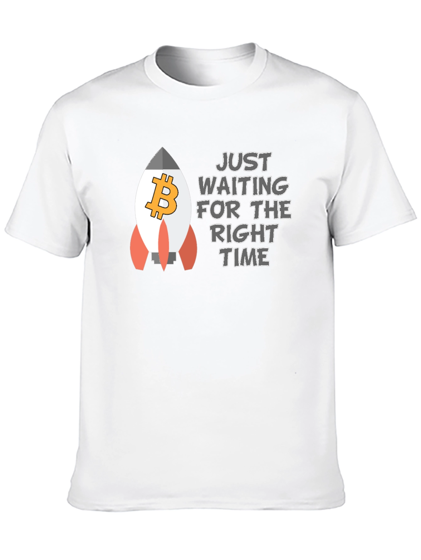 Bitcoin Rocket T-Shirt - Crypto HODL Tee