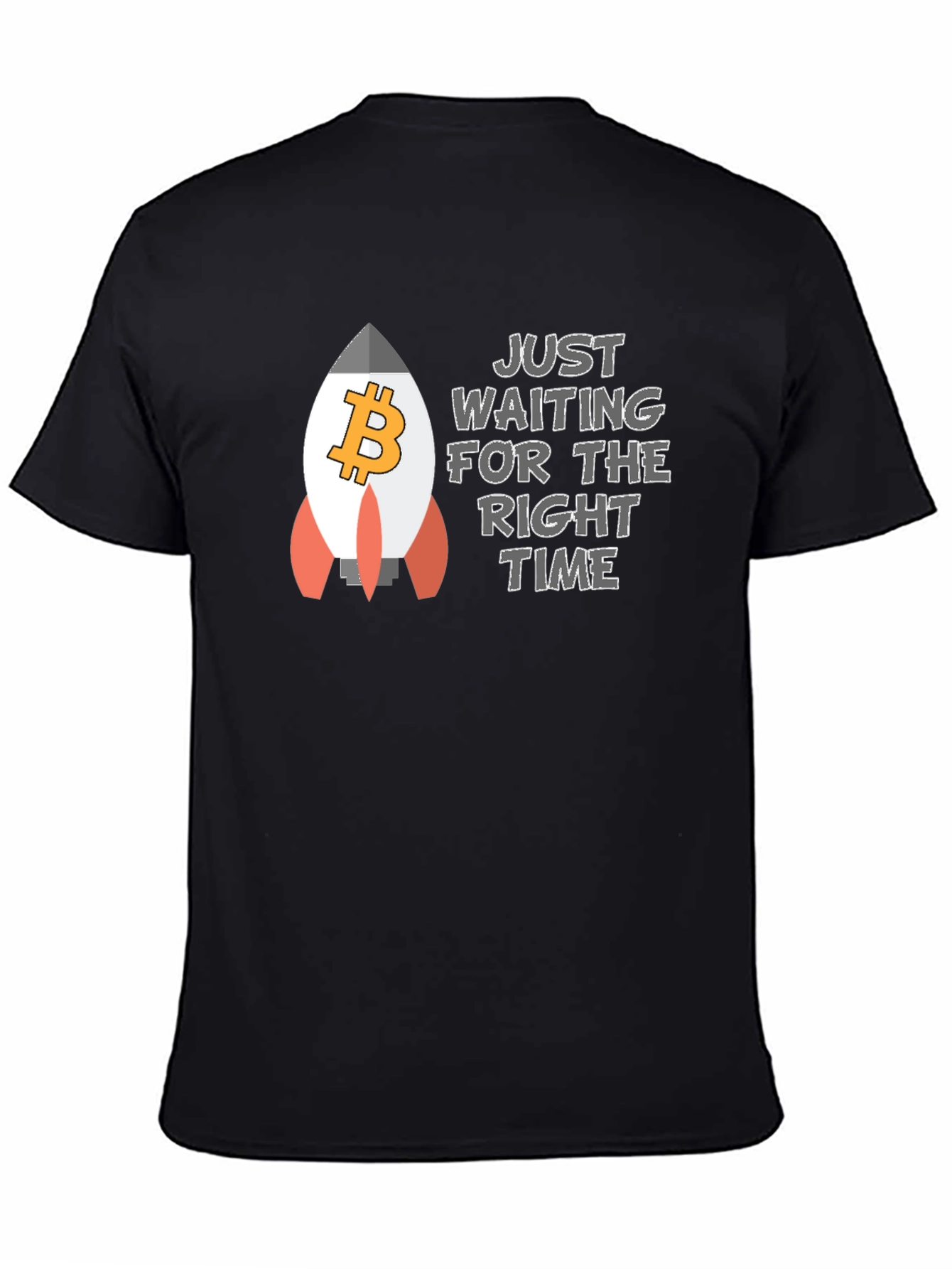 Bitcoin Rocket T-Shirt - Crypto HODL Tee