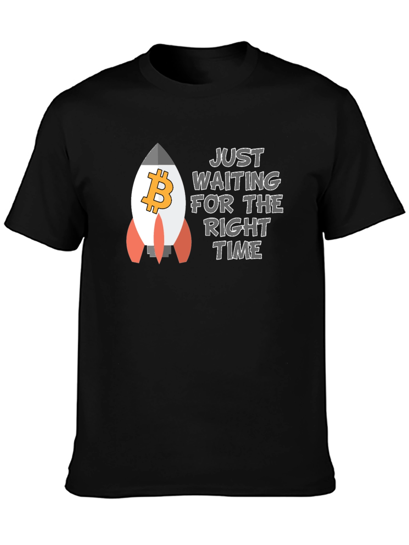 Bitcoin Rocket T-Shirt - Crypto HODL Tee
