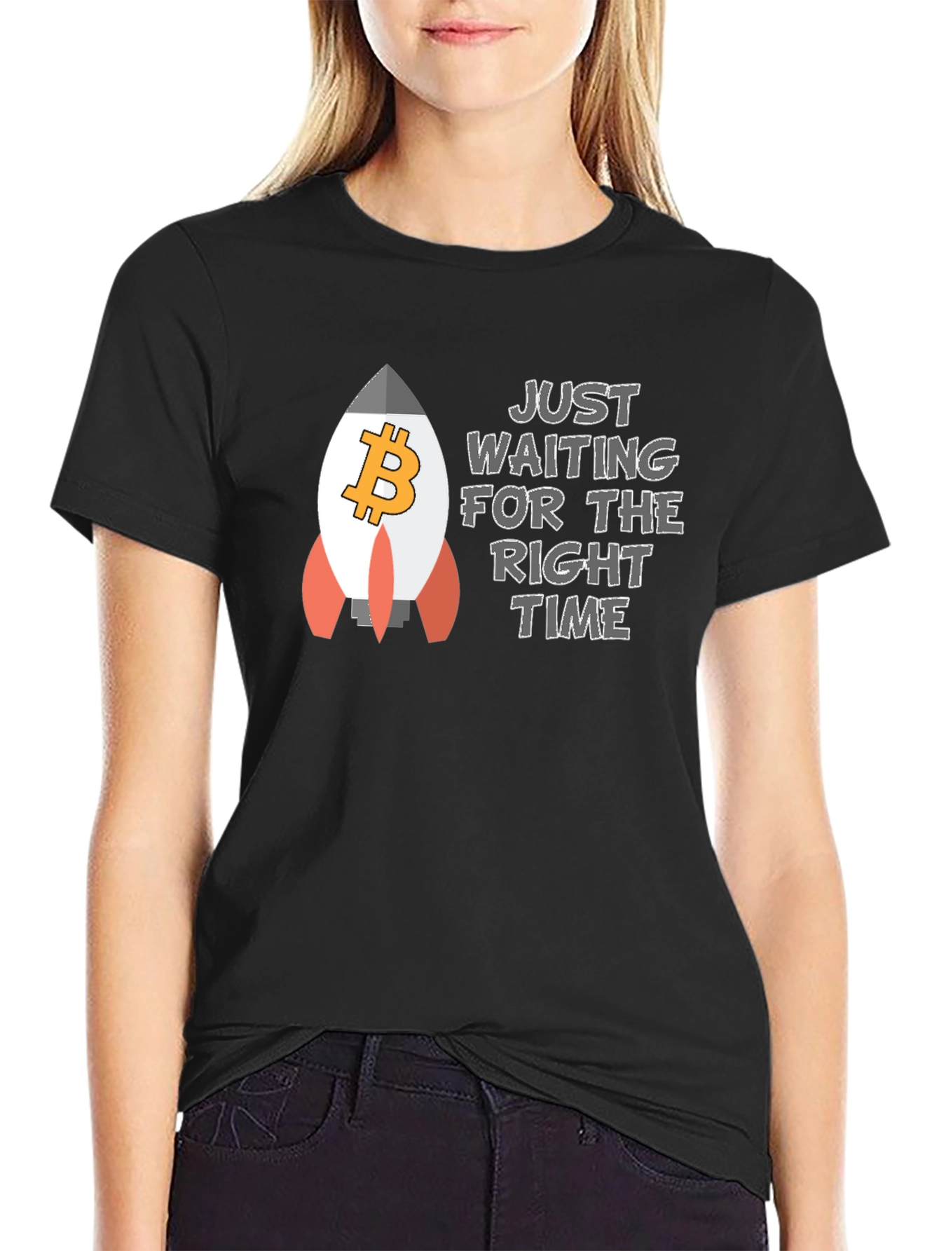 Bitcoin Rocket T-Shirt - Crypto HODL Tee