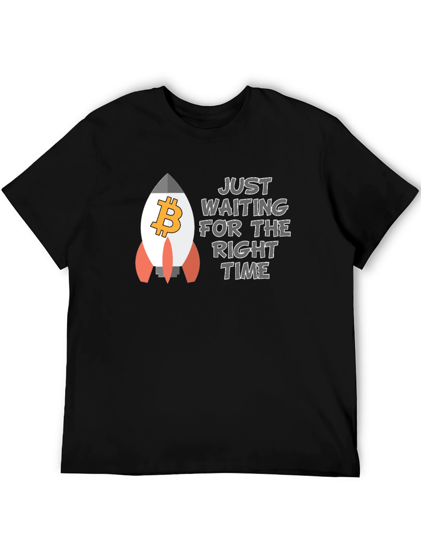 Bitcoin Rocket T-Shirt - Crypto HODL Tee