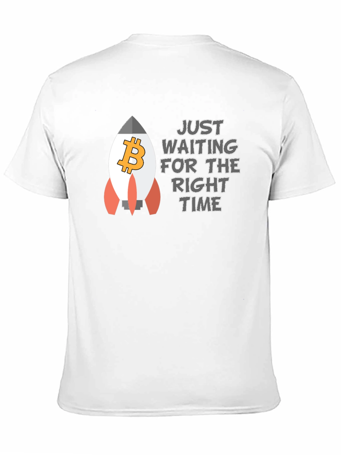 Bitcoin Rocket T-Shirt - Crypto HODL Tee