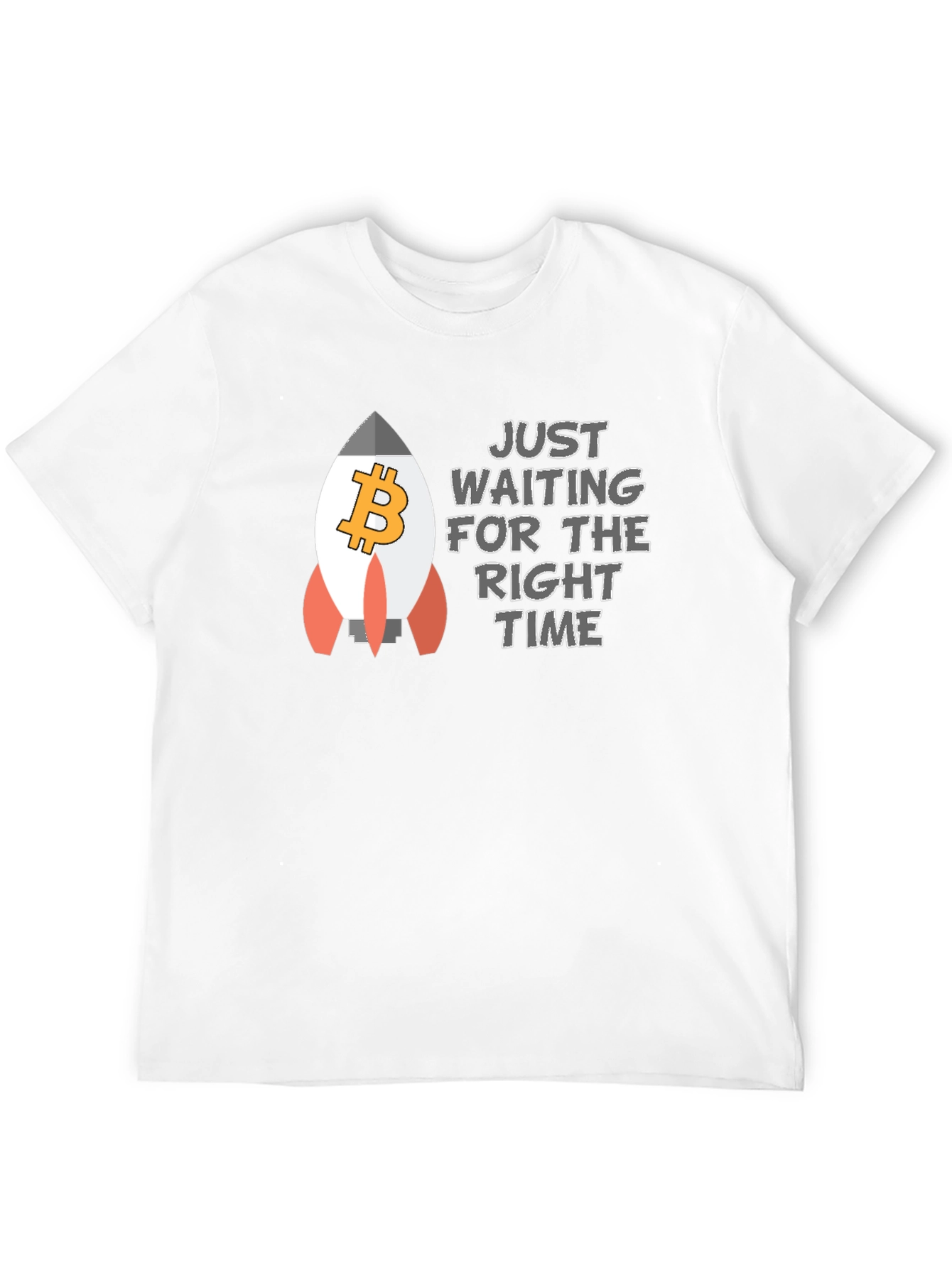 Bitcoin Rocket T-Shirt - Crypto HODL Tee