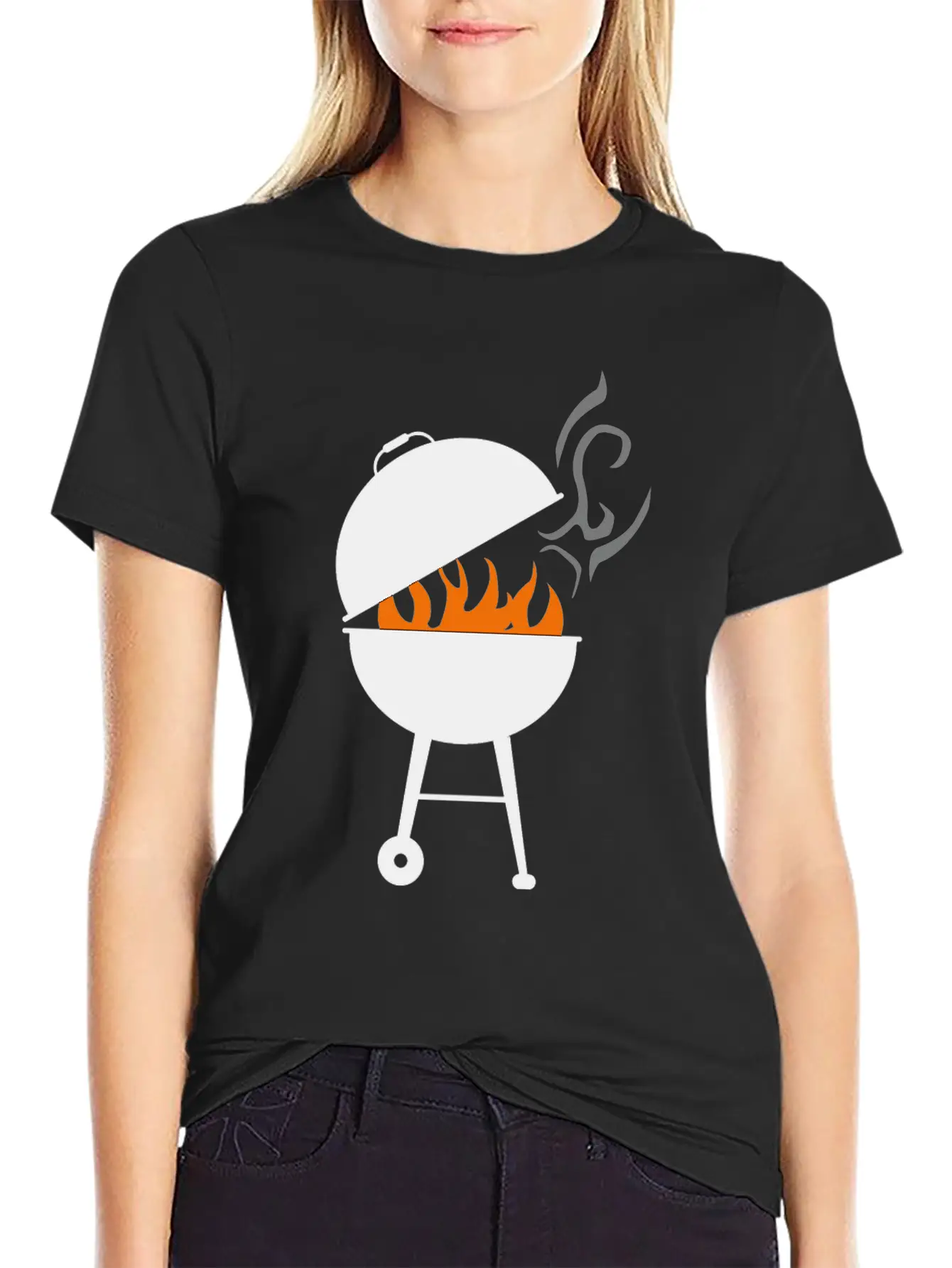 Grill Unisex Short Sleeve Soft Cotton T-Shirt – Casual Everyday Wear