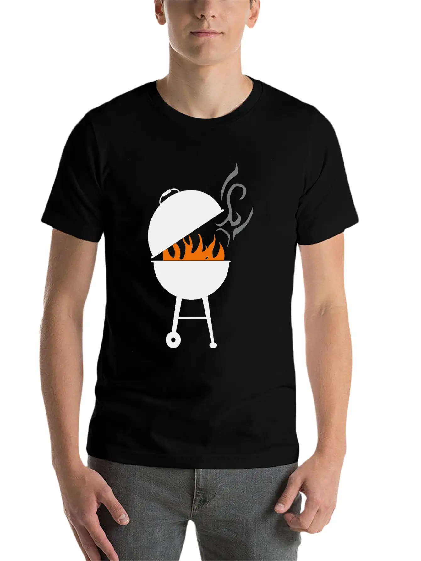 Grill Unisex Short Sleeve Soft Cotton T-Shirt – Casual Everyday Wear