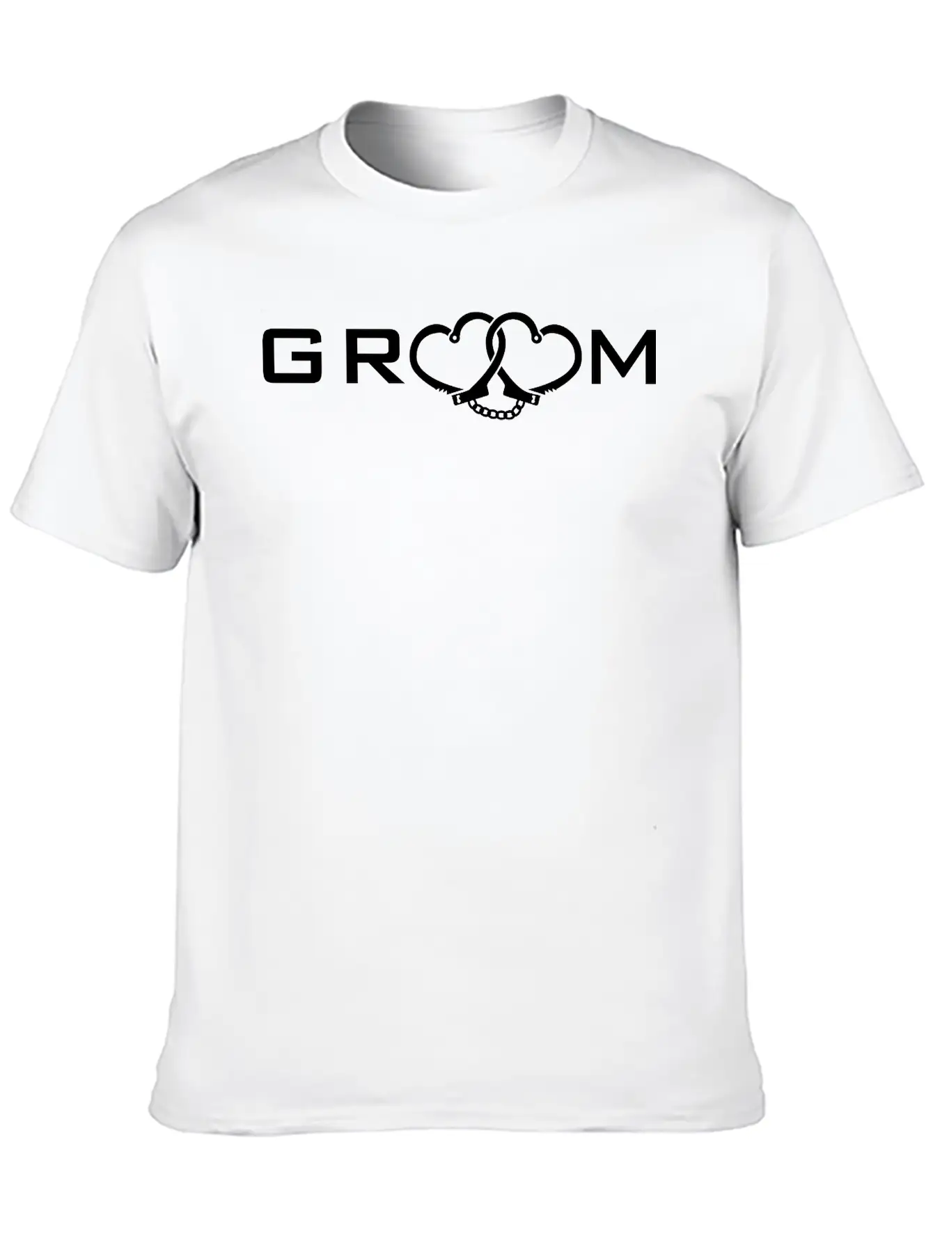 Groom Handcuff Stylish Everyday T-Shirt – Unisex Basic Cotton Tee