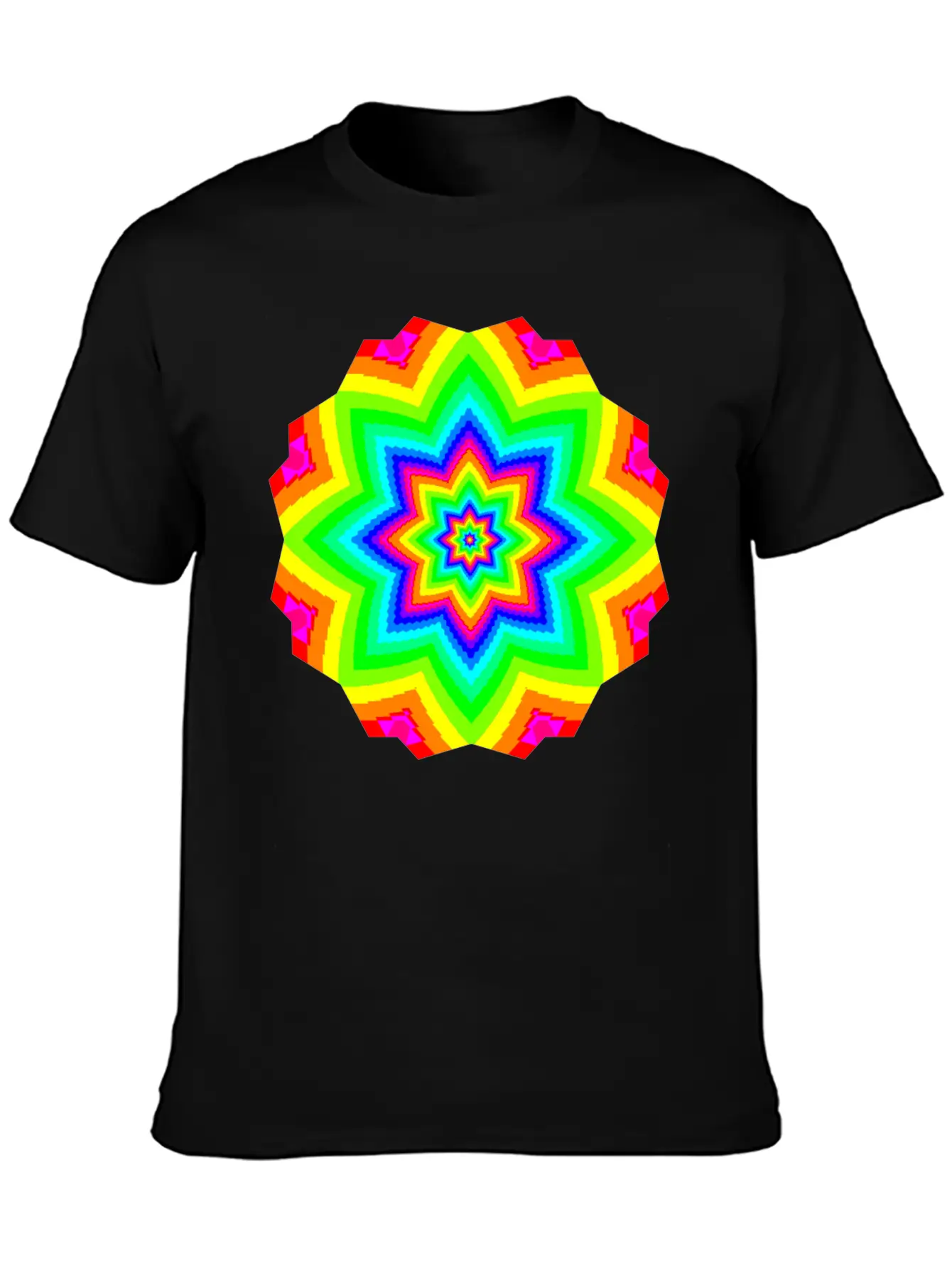 Groovy Geometry Stylish Everyday T-Shirt – Unisex Basic Cotton Tee