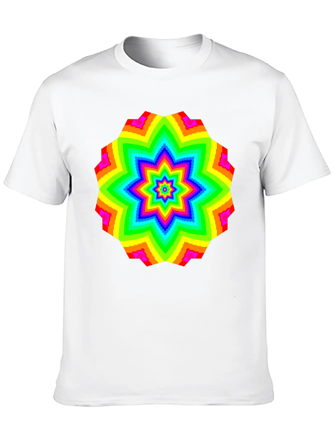 Groovy Geometry Stylish Everyday T-Shirt – Unisex Basic Cotton Tee