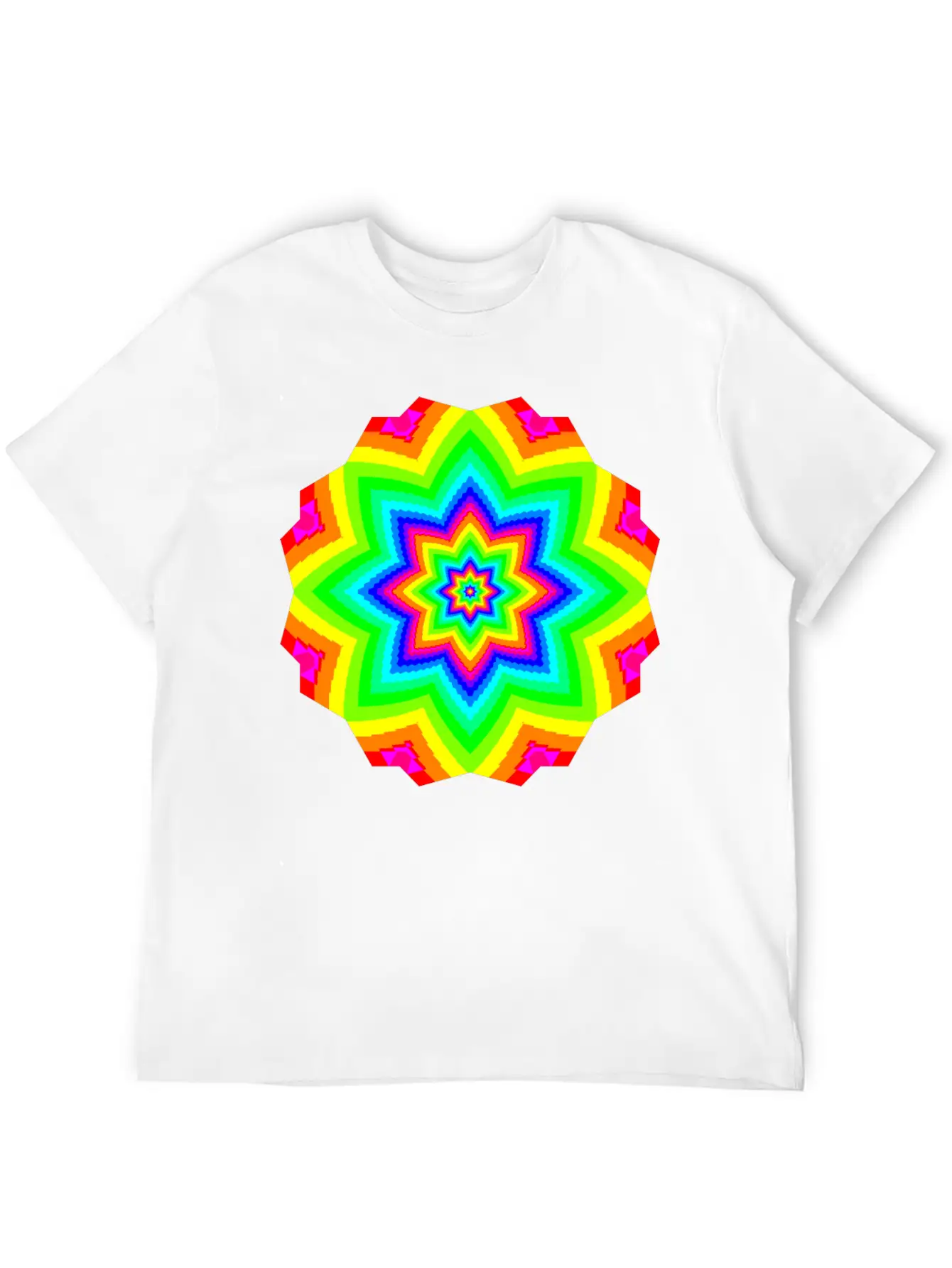 Groovy Geometry Stylish Everyday T-Shirt – Unisex Basic Cotton Tee