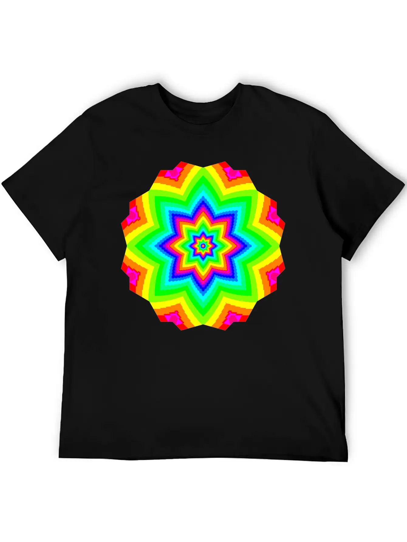 Groovy Geometry Stylish Everyday T-Shirt – Unisex Basic Cotton Tee