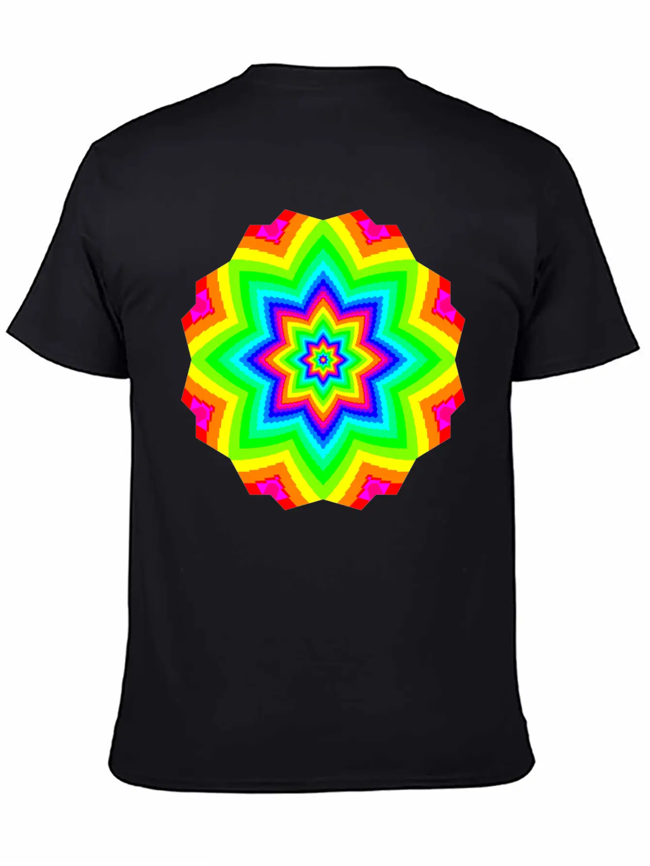 Groovy Geometry Stylish Everyday T-Shirt – Unisex Basic Cotton Tee