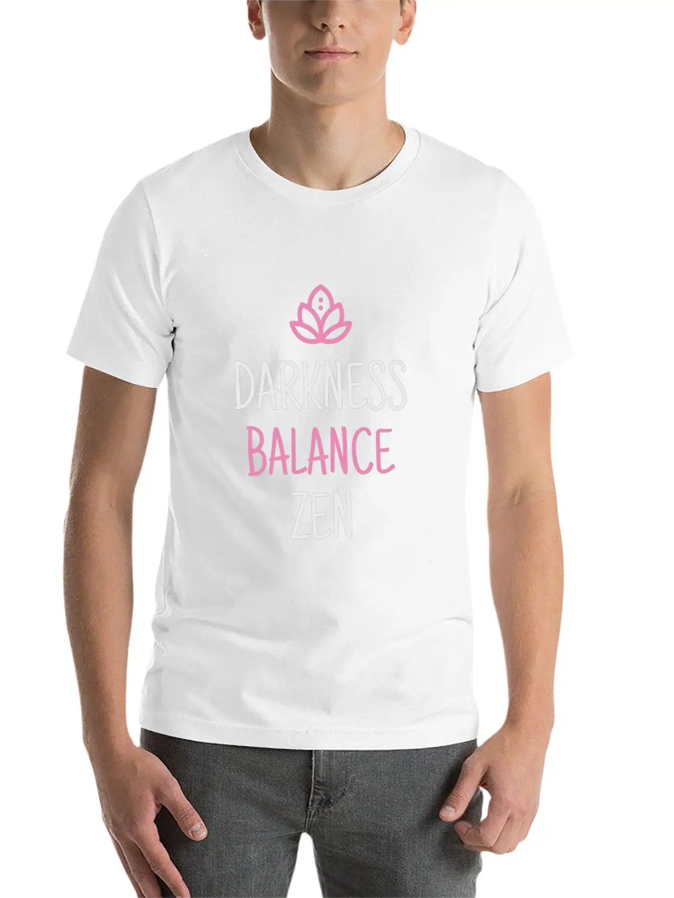 Ground Breathe Balance Aqua Yoga Basic Graphic T-Shirt – Daily Comfort In Soft Cotton