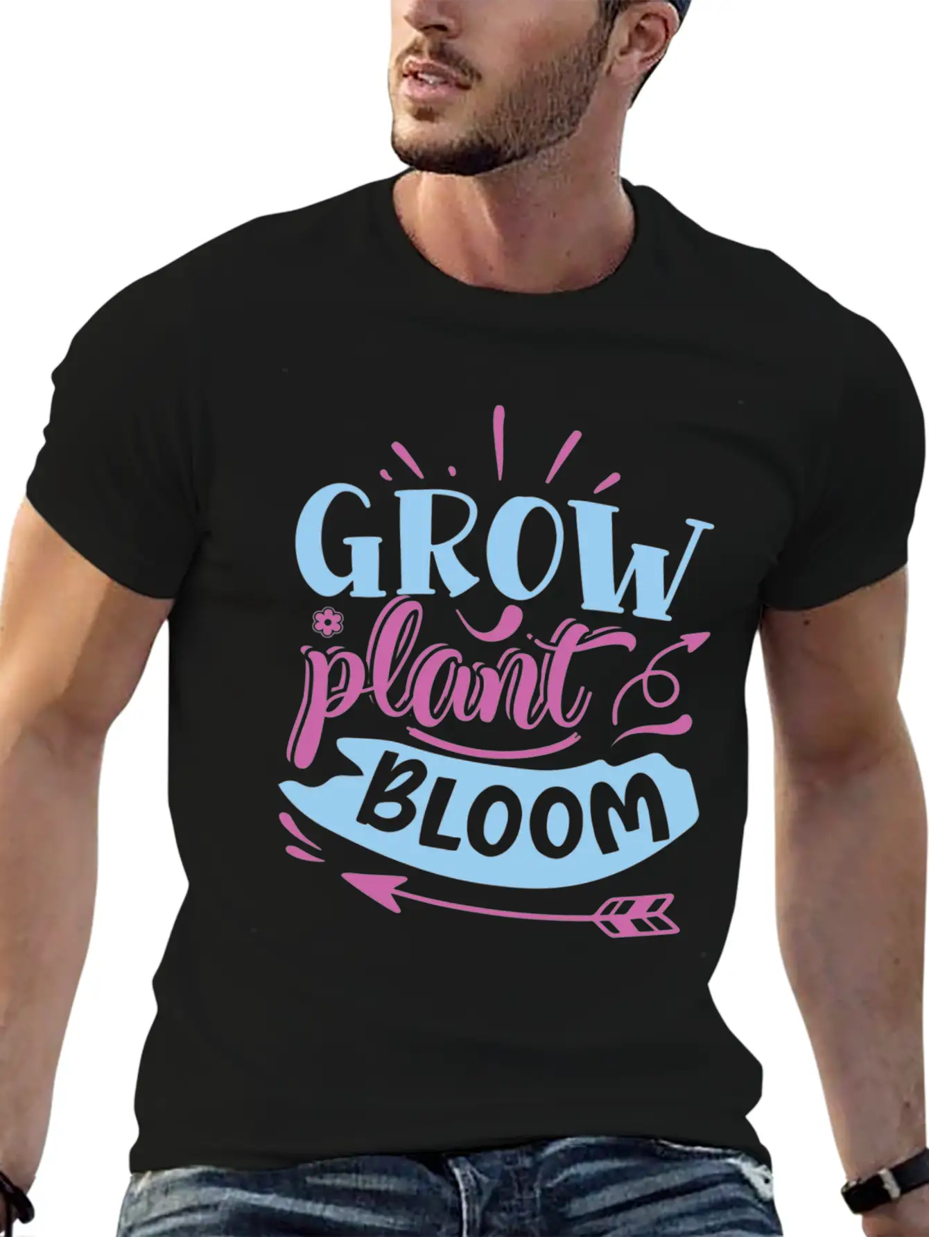 Grow Plant Bloom Stylish Everyday T-Shirt – Unisex Basic Cotton Tee