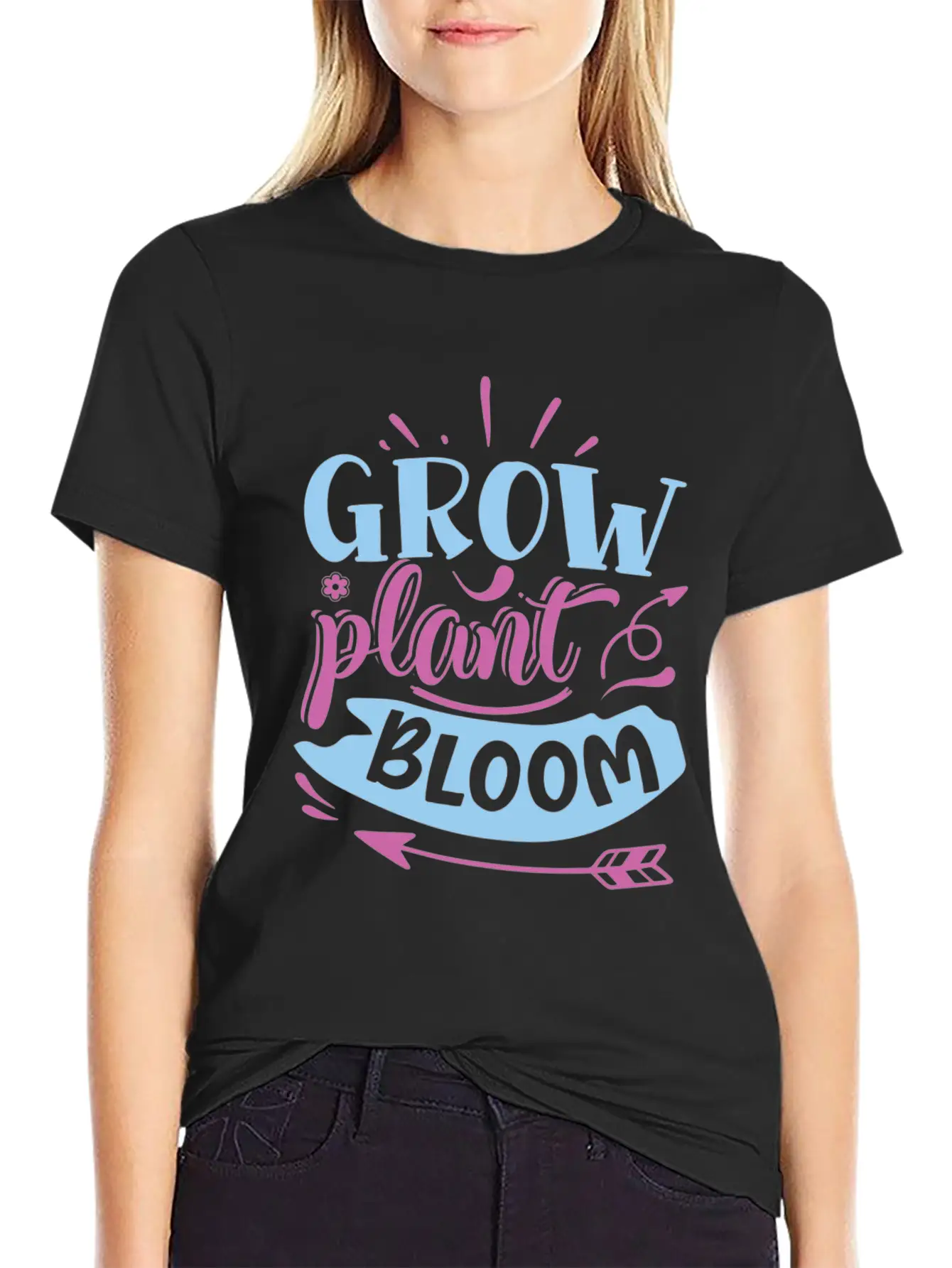 Grow Plant Bloom Stylish Everyday T-Shirt – Unisex Basic Cotton Tee