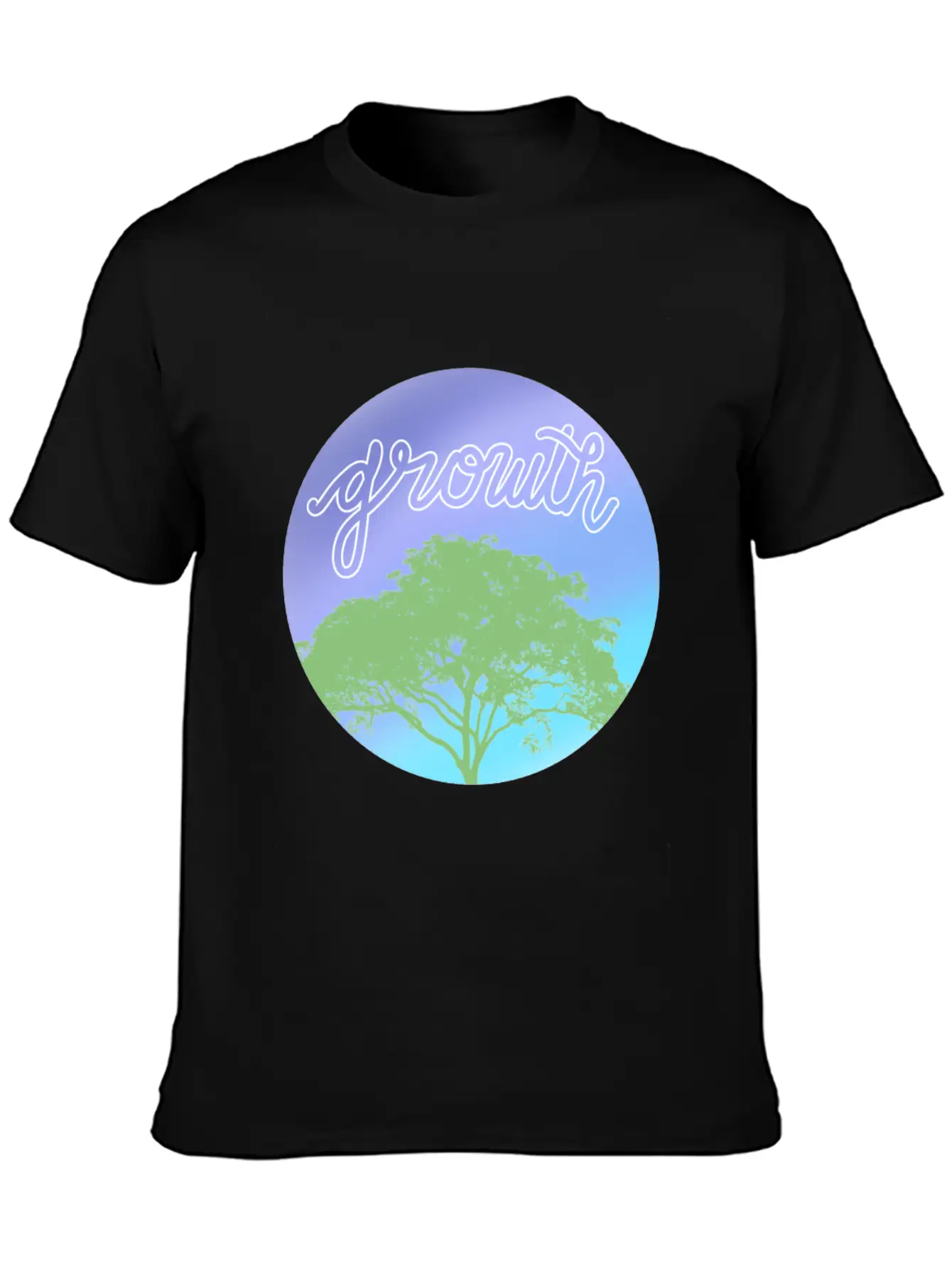 Growth Comfortable Minimalist Graphic Tee – Summer Style Essential