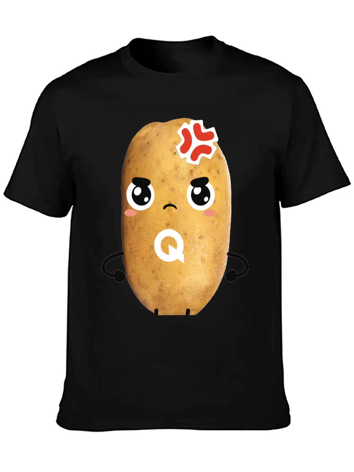 Grumpy QUARTY Basic Graphic T-Shirt – Daily Comfort In Soft Cotton