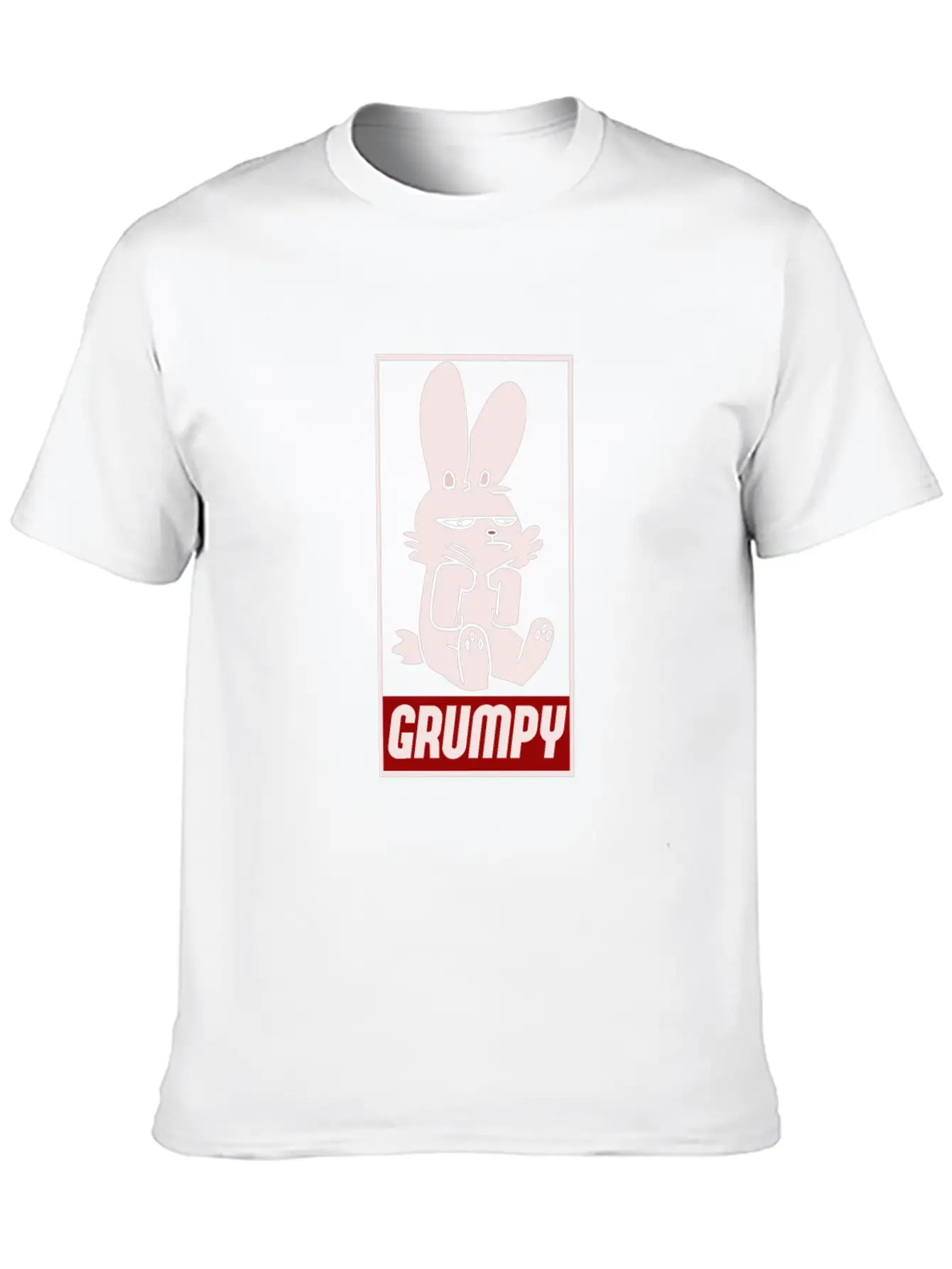 Grumpy Rabbit Timeless Short Sleeve Tee – Comfy And Minimalist Design