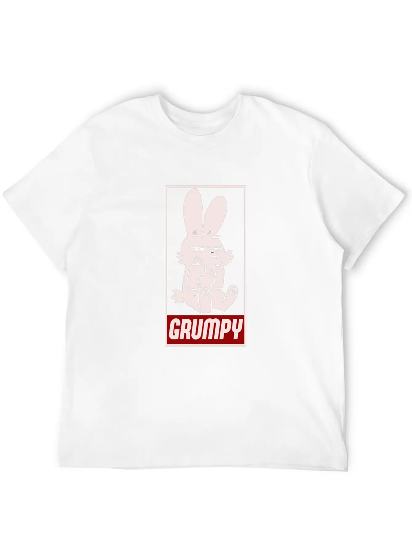Grumpy Rabbit Timeless Short Sleeve Tee – Comfy And Minimalist Design
