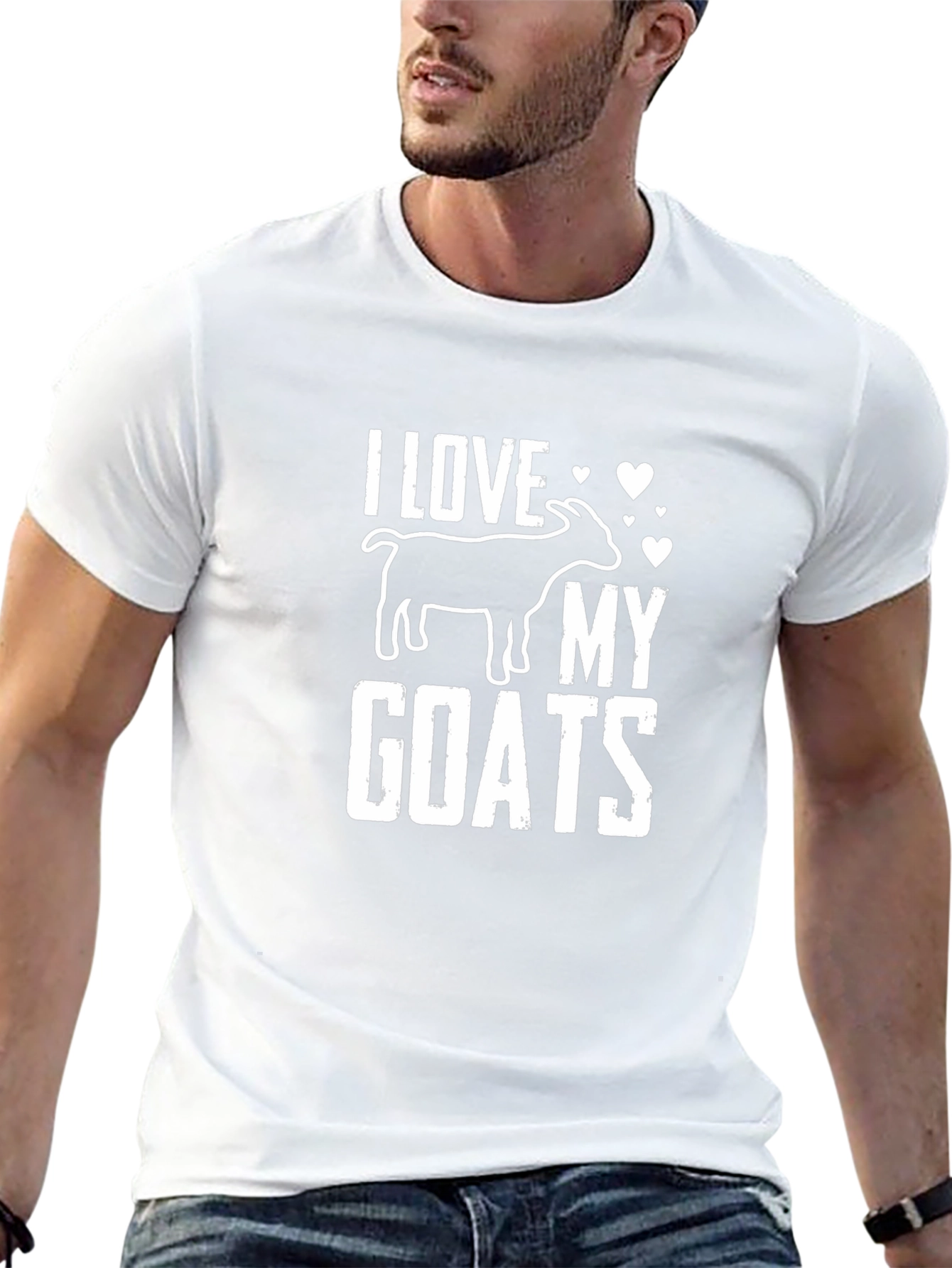 I Love My Goats Graphic Tee