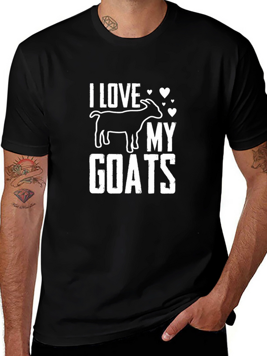 I Love My Goats Graphic Tee