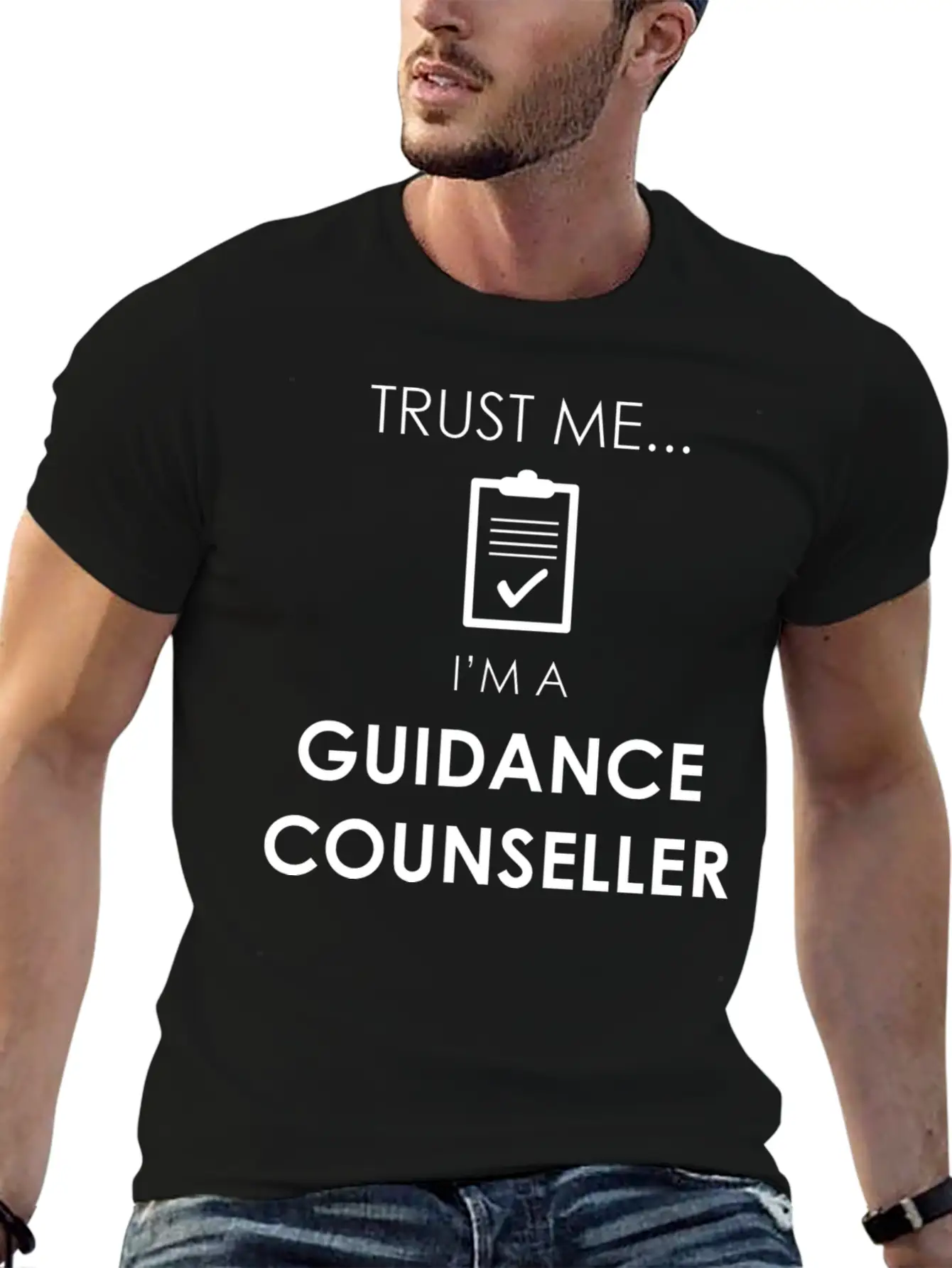 Guidance Counseller Unisex Short Sleeve Soft Cotton T-Shirt – Casual Everyday Wear