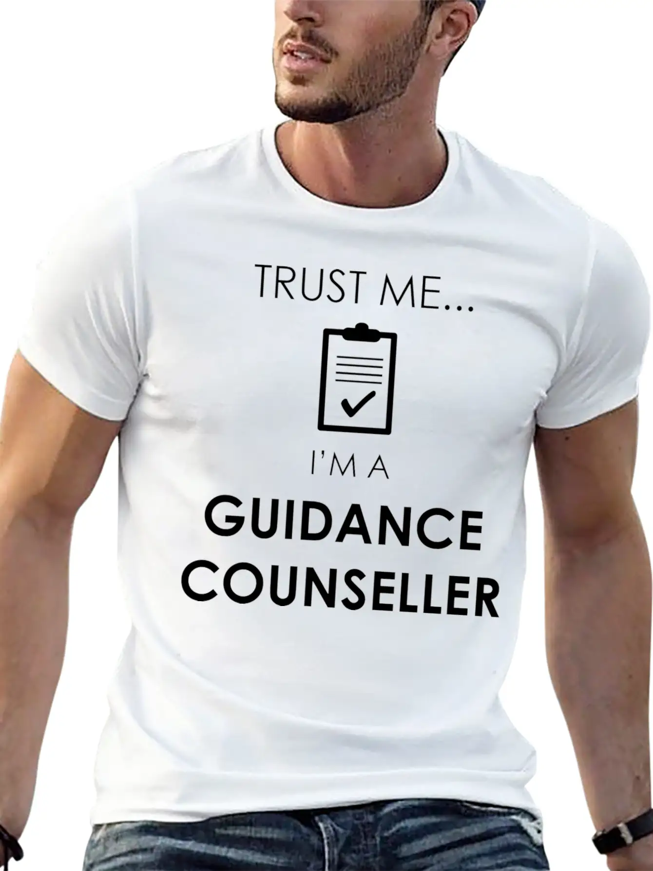 Guidance Counseller Unisex Short Sleeve Soft Cotton T-Shirt – Casual Everyday Wear