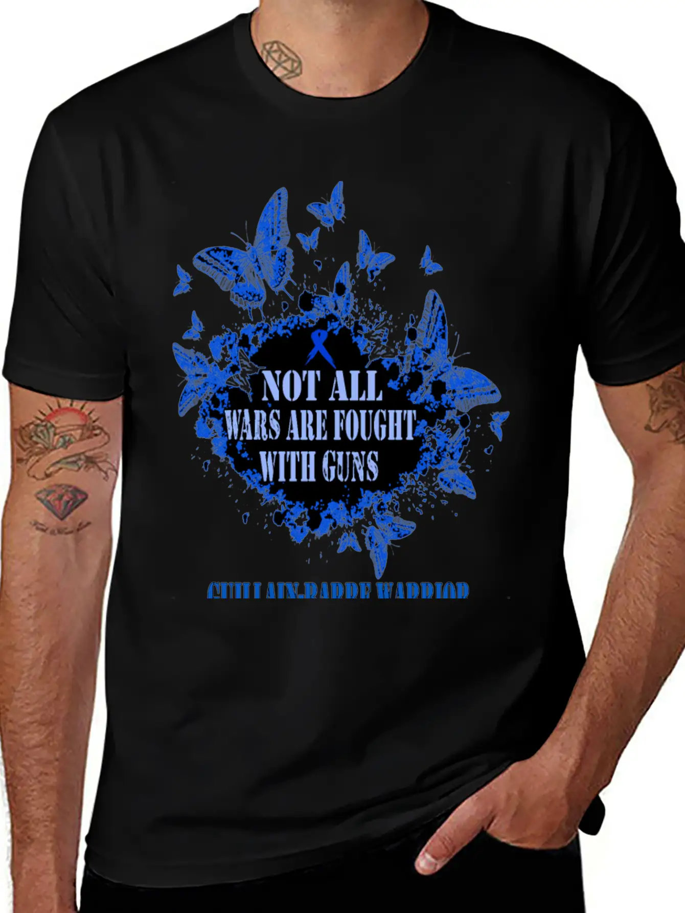 Guillain-Barre Awareness Basic Graphic T-Shirt – Daily Comfort In Soft Cotton
