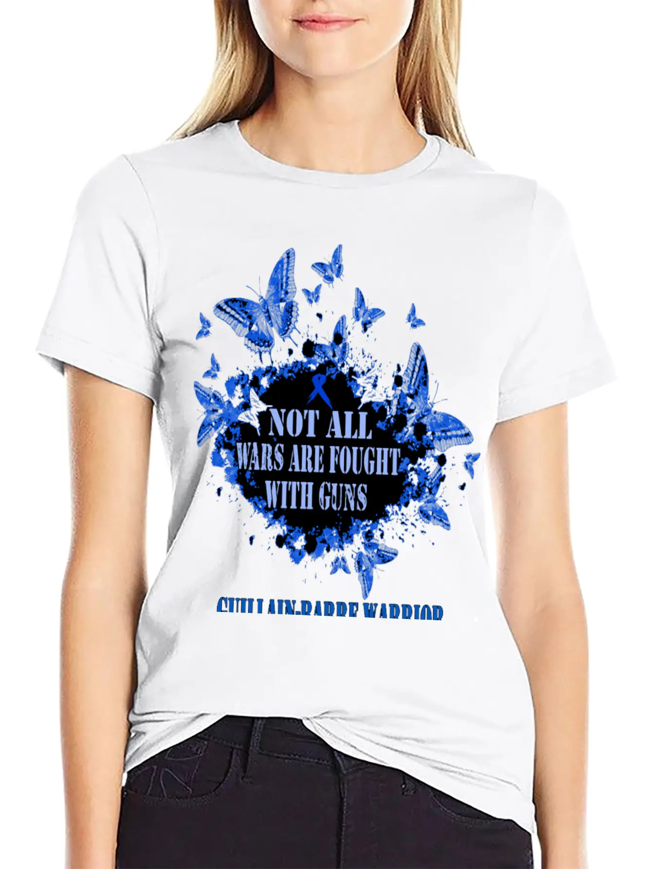 Guillain-Barre Awareness Basic Graphic T-Shirt – Daily Comfort In Soft Cotton