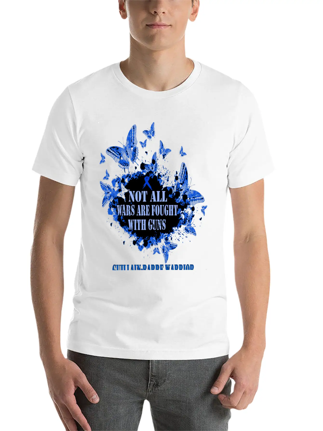 Guillain-Barre Awareness Basic Graphic T-Shirt – Daily Comfort In Soft Cotton