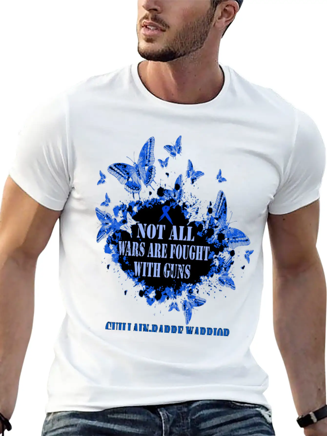 Guillain-Barre Awareness Basic Graphic T-Shirt – Daily Comfort In Soft Cotton