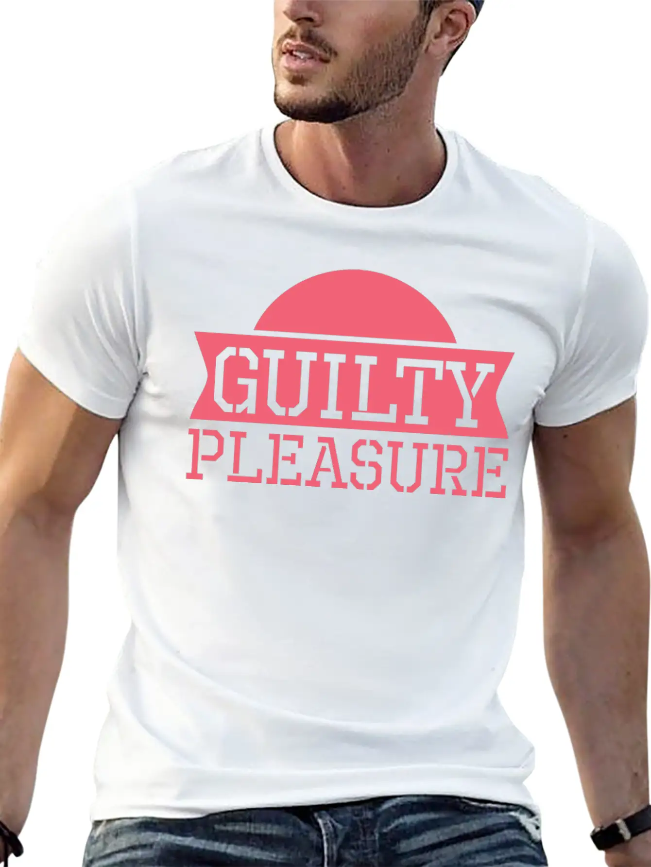 Guilty Pleasure Cute Cool Sarcastic Timeless Short Sleeve Tee – Comfy And Minimalist Design