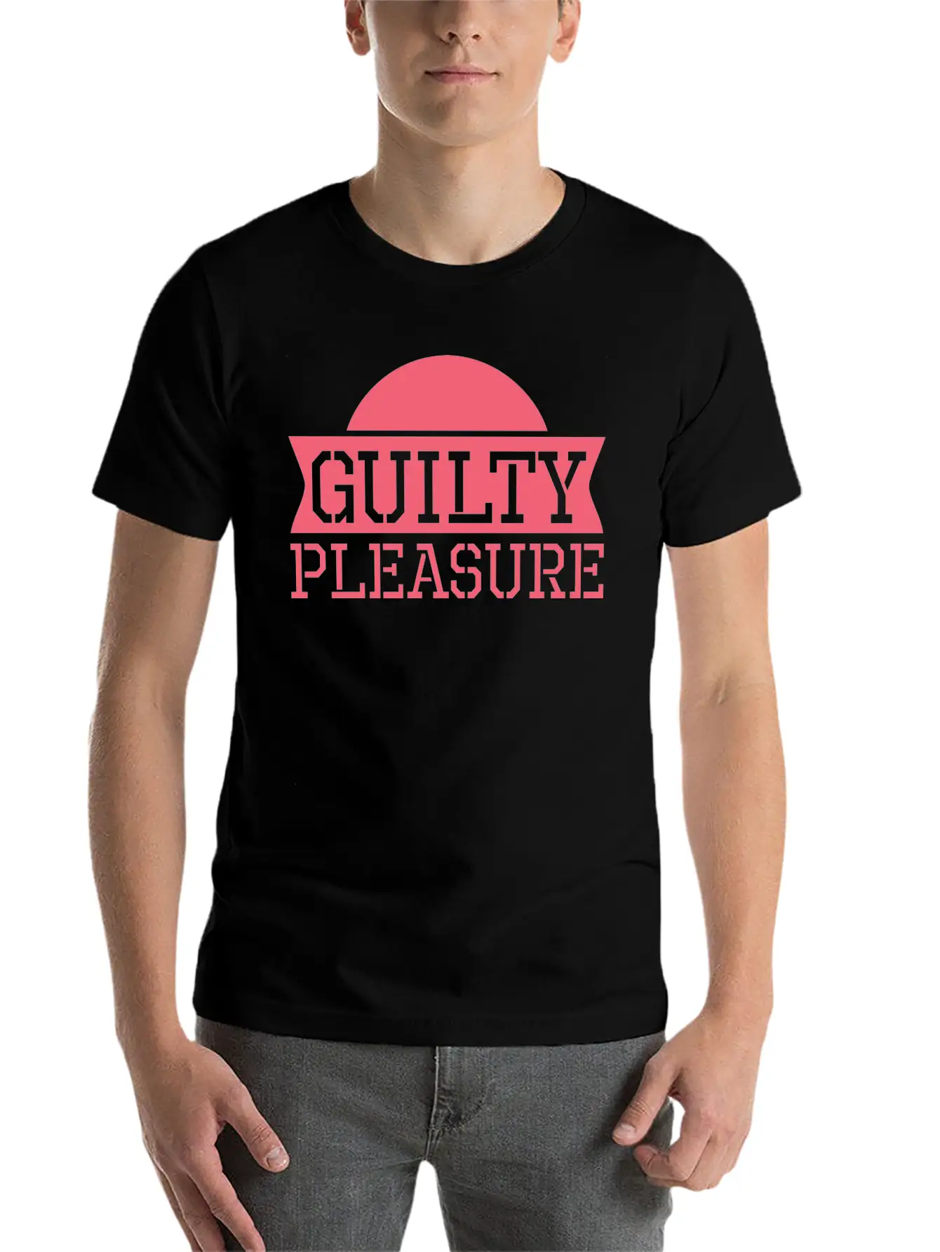 Guilty Pleasure Cute Cool Sarcastic Timeless Short Sleeve Tee – Comfy And Minimalist Design