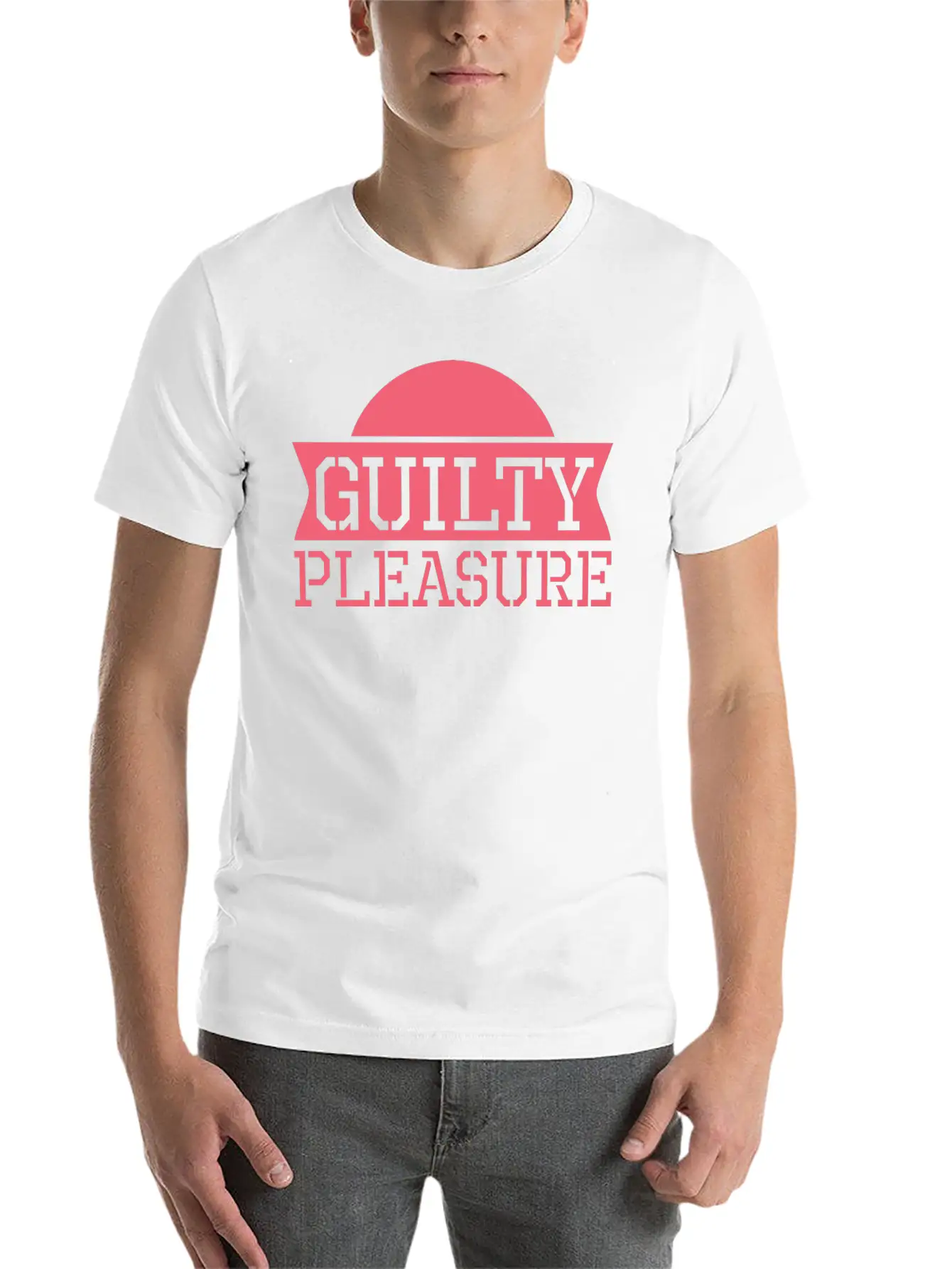 Guilty Pleasure Cute Cool Sarcastic Timeless Short Sleeve Tee – Comfy And Minimalist Design