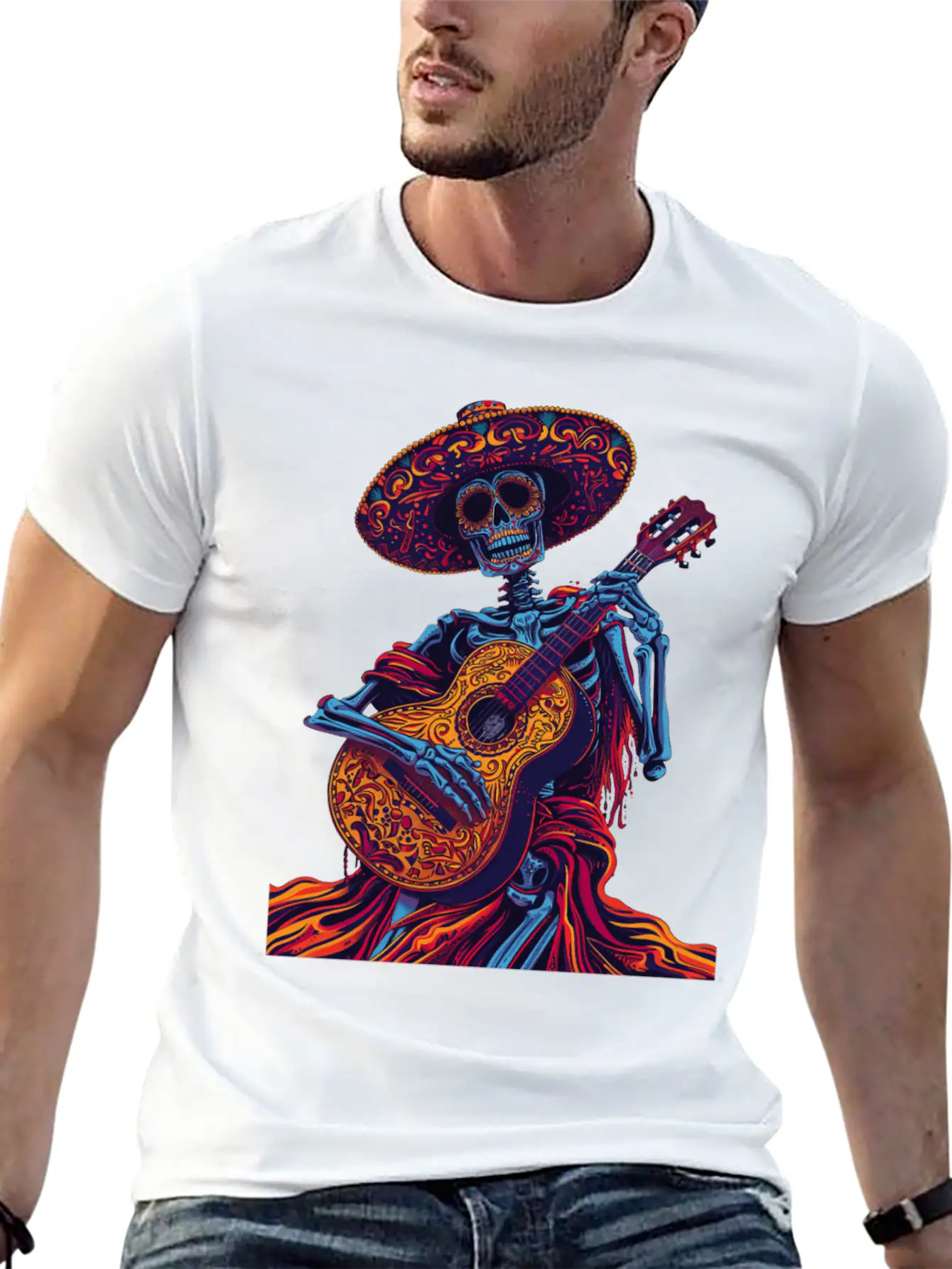 Guitar Essential Unisex Summer Tee – Soft Cotton Casual Fit