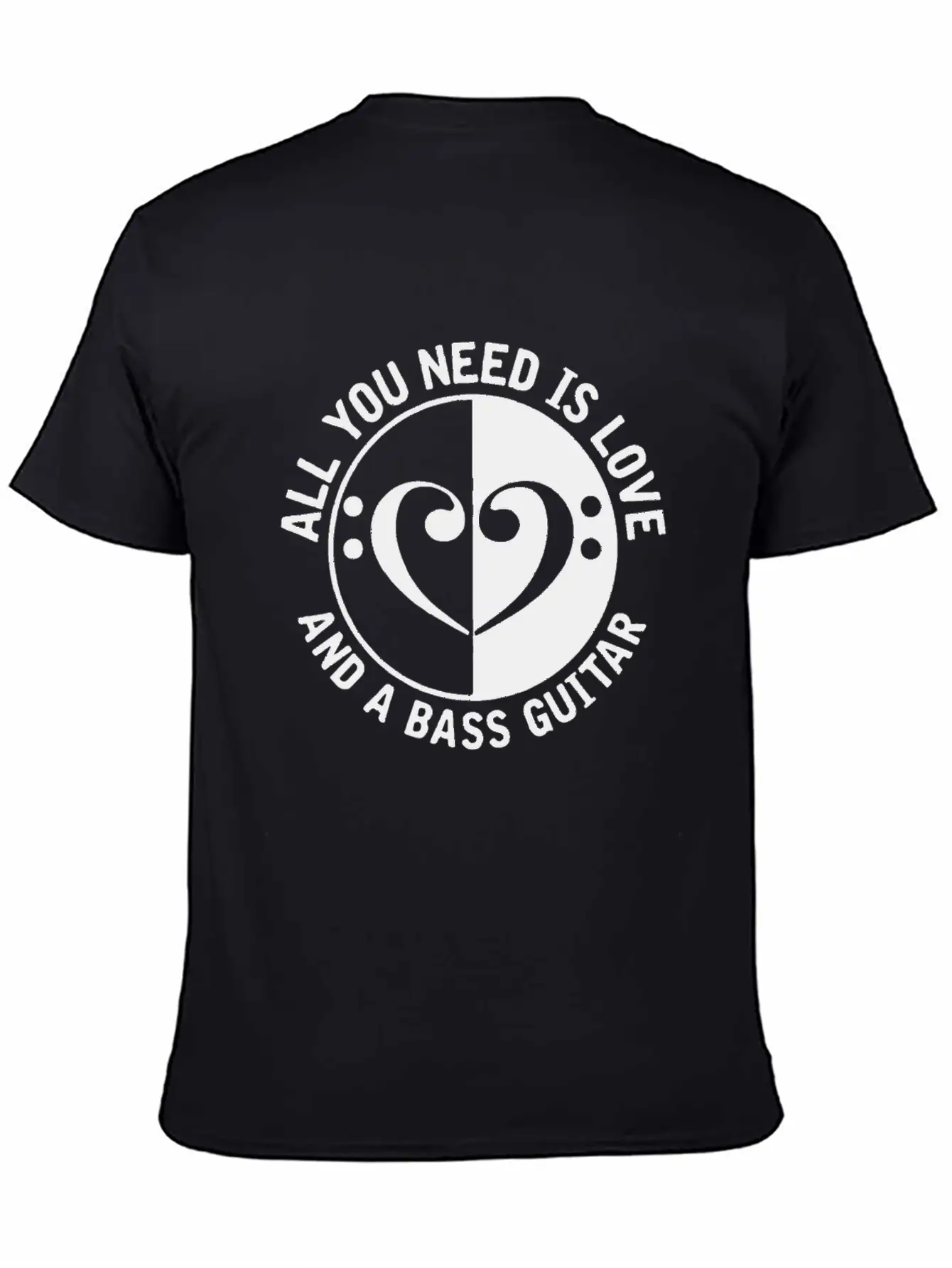 Guitar Guitarist Bass Unisex Short Sleeve Soft Cotton T-Shirt – Casual Everyday Wear