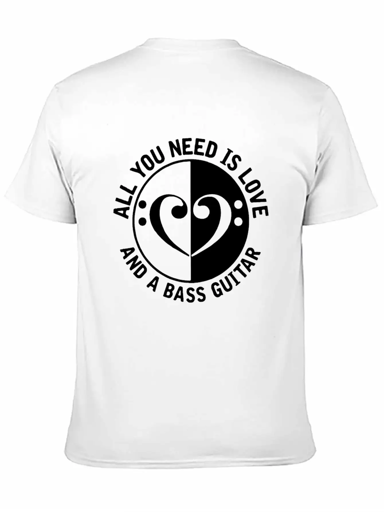 Guitar Guitarist Bass Unisex Short Sleeve Soft Cotton T-Shirt – Casual Everyday Wear