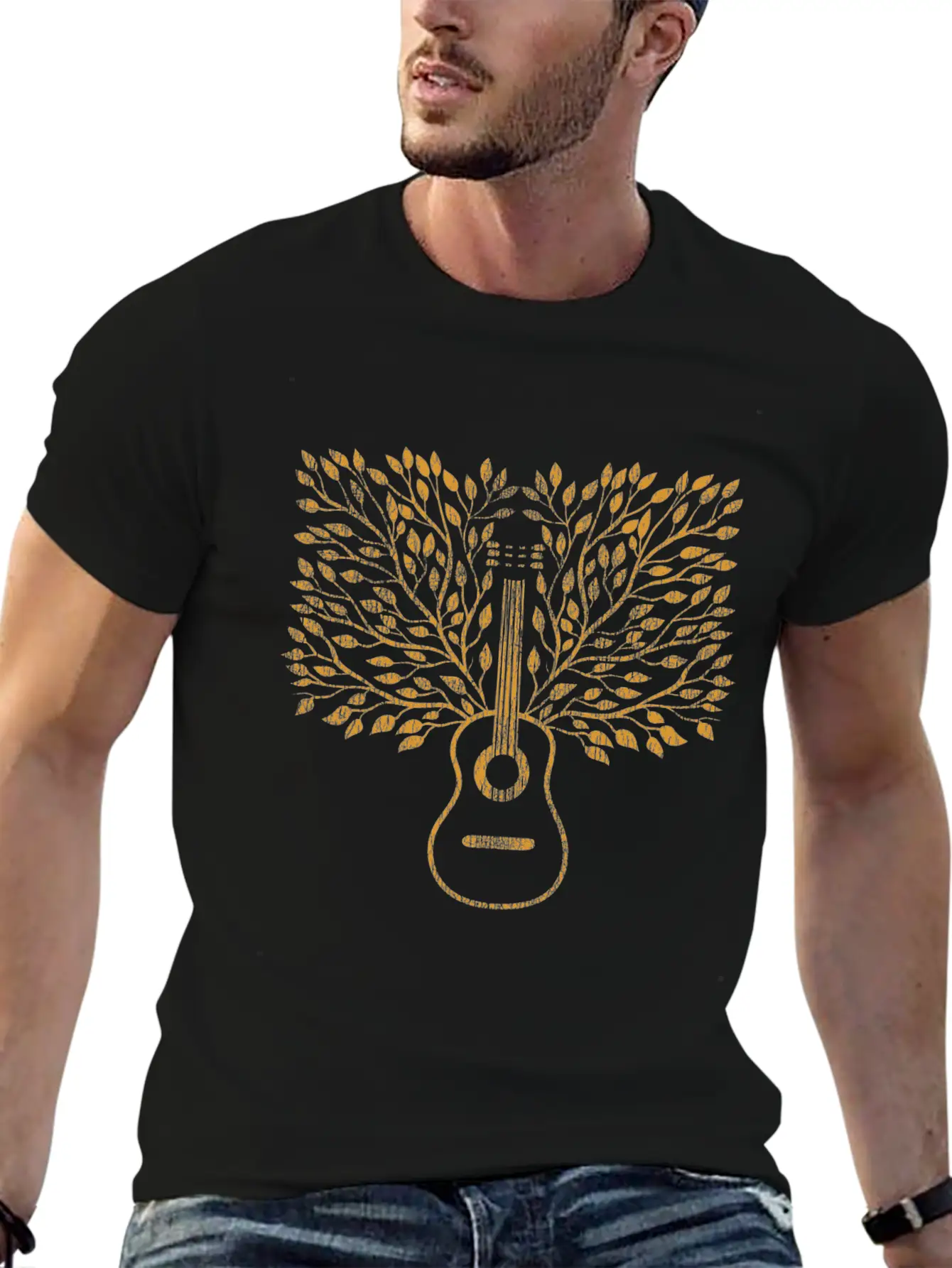 Guitar Guitarist Essential Unisex Summer Tee – Soft Cotton Casual Fit