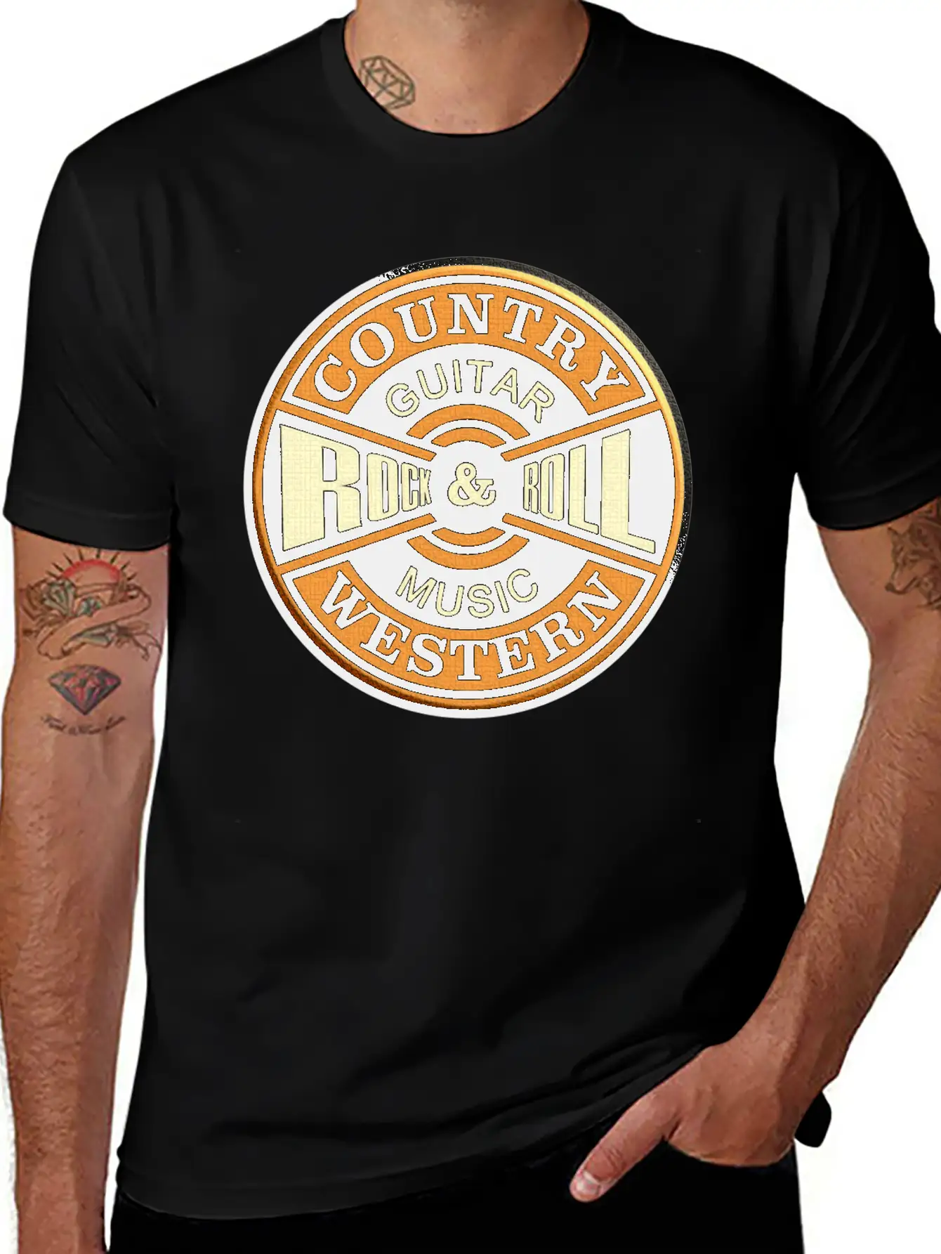 Guitar Music Stylish Everyday T-Shirt – Unisex Basic Cotton Tee