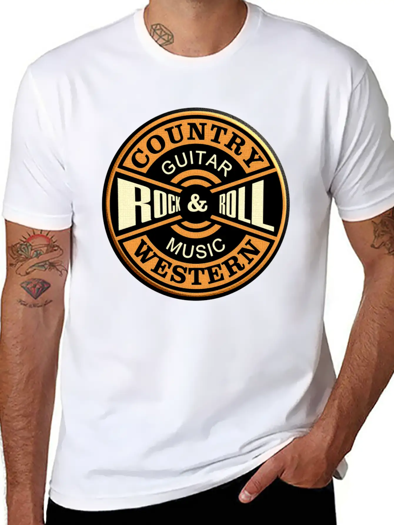 Guitar Music Stylish Everyday T-Shirt – Unisex Basic Cotton Tee