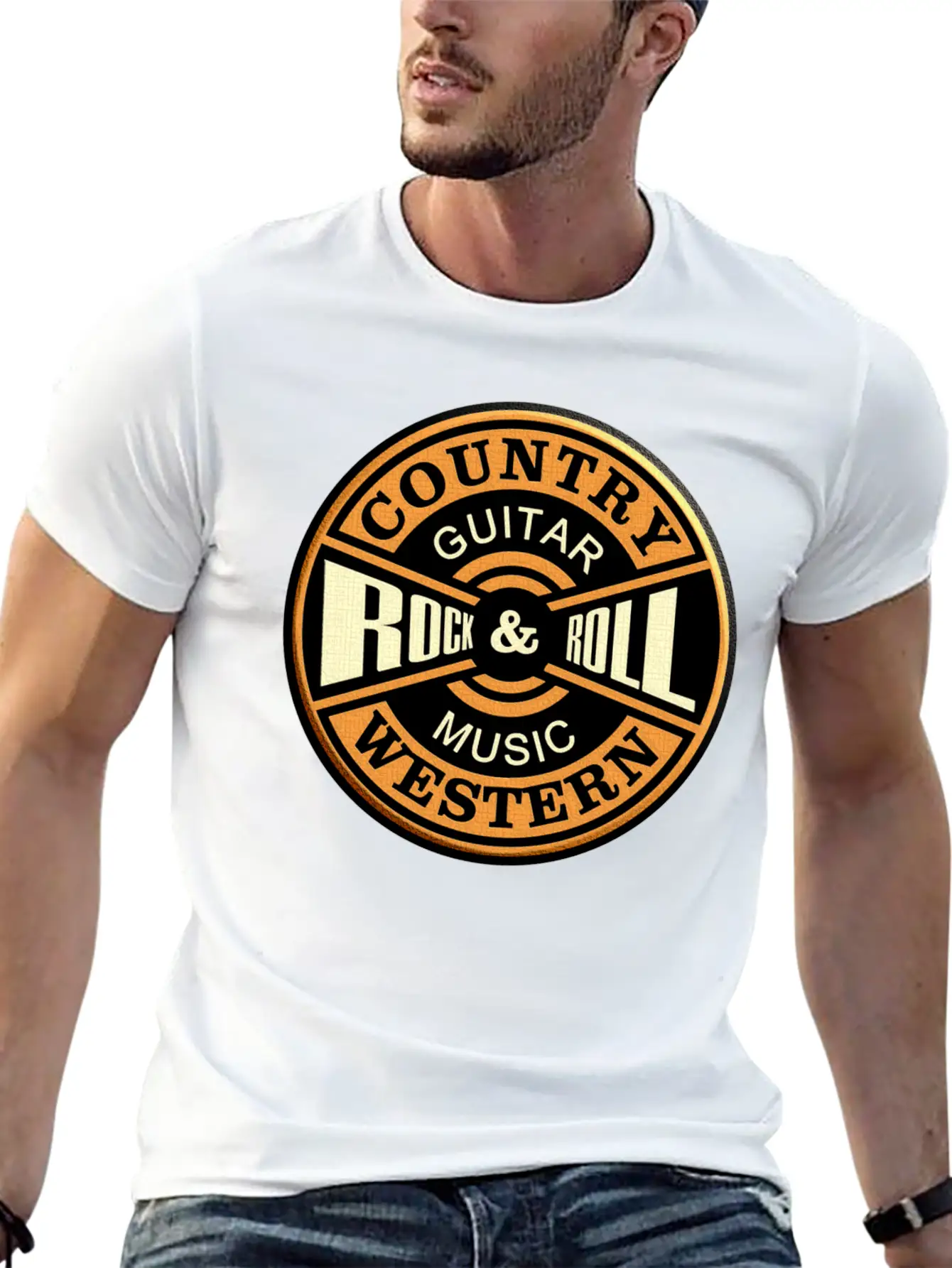Guitar Music Stylish Everyday T-Shirt – Unisex Basic Cotton Tee