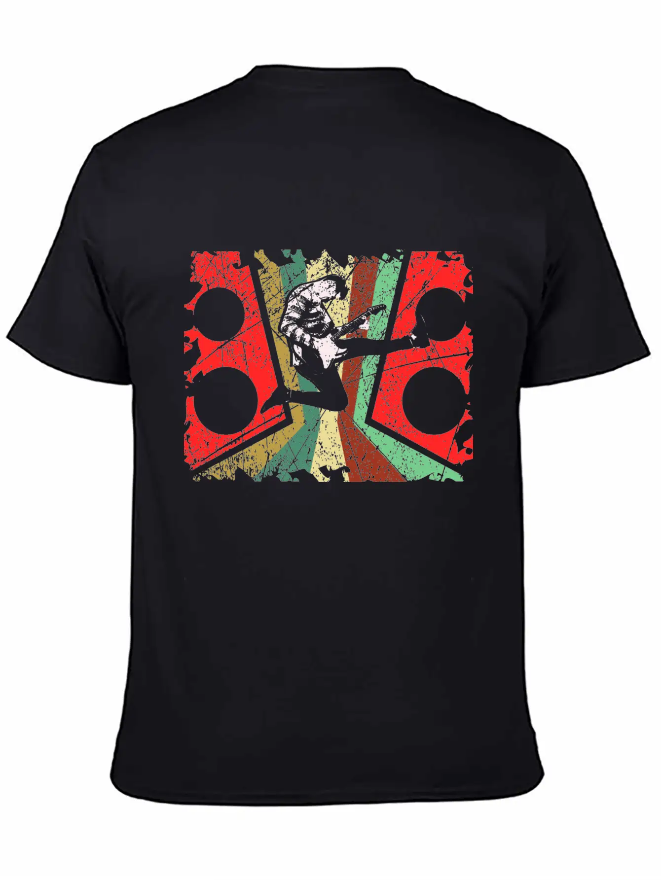 Guitar Music Unisex Short Sleeve Soft Cotton T-Shirt – Casual Everyday Wear