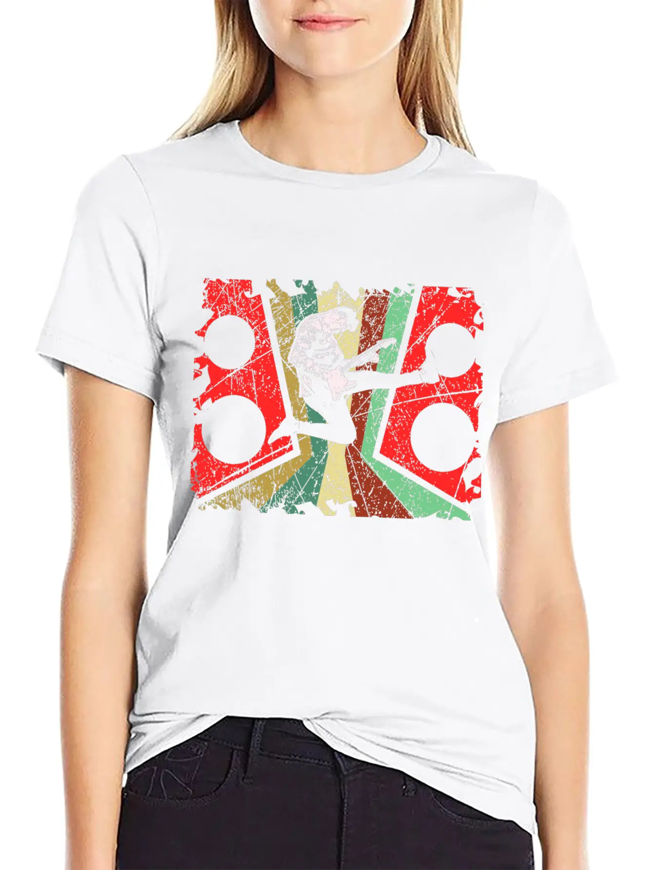 Guitar Music Unisex Short Sleeve Soft Cotton T-Shirt – Casual Everyday Wear