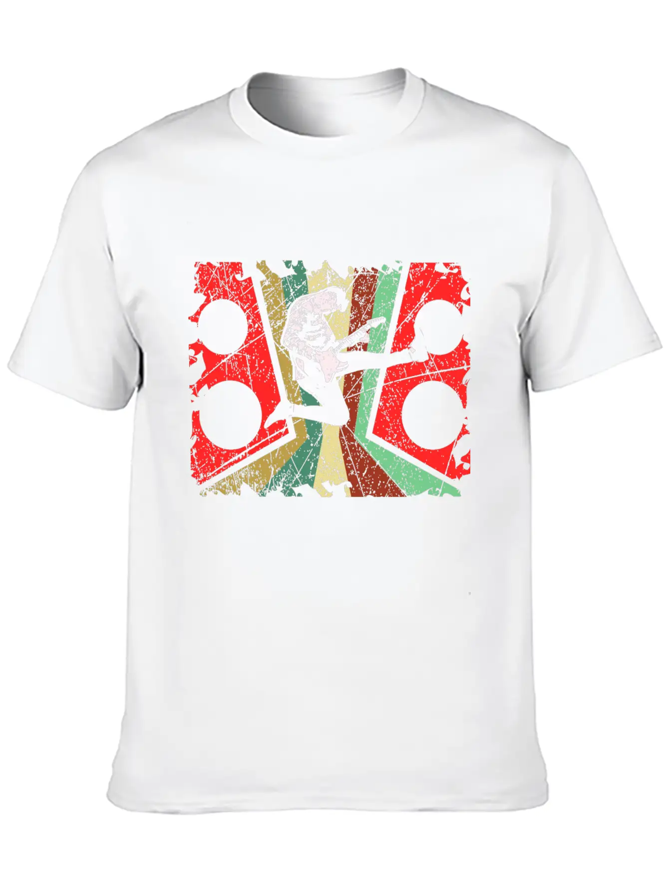 Guitar Music Unisex Short Sleeve Soft Cotton T-Shirt – Casual Everyday Wear