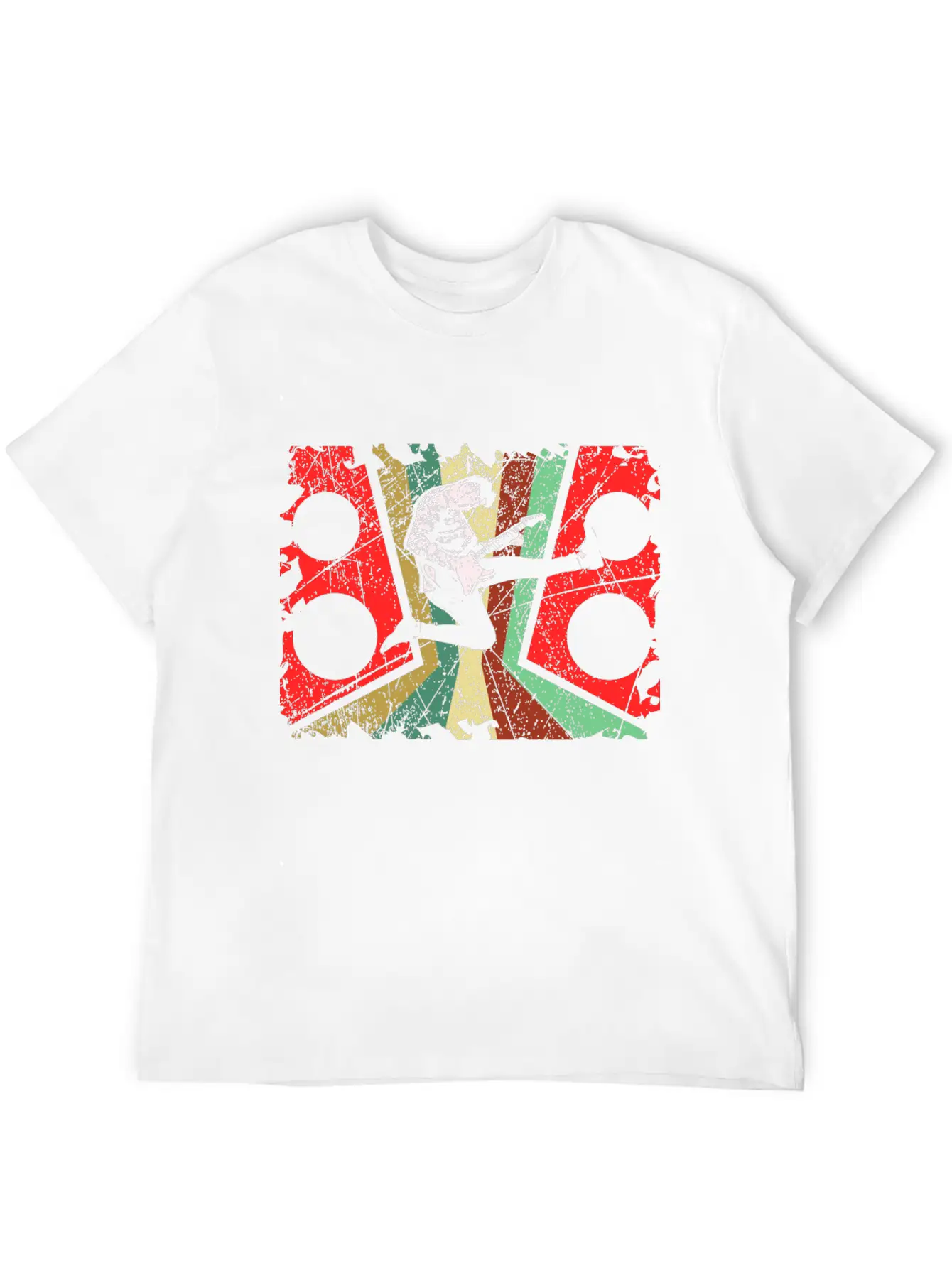 Guitar Music Unisex Short Sleeve Soft Cotton T-Shirt – Casual Everyday Wear