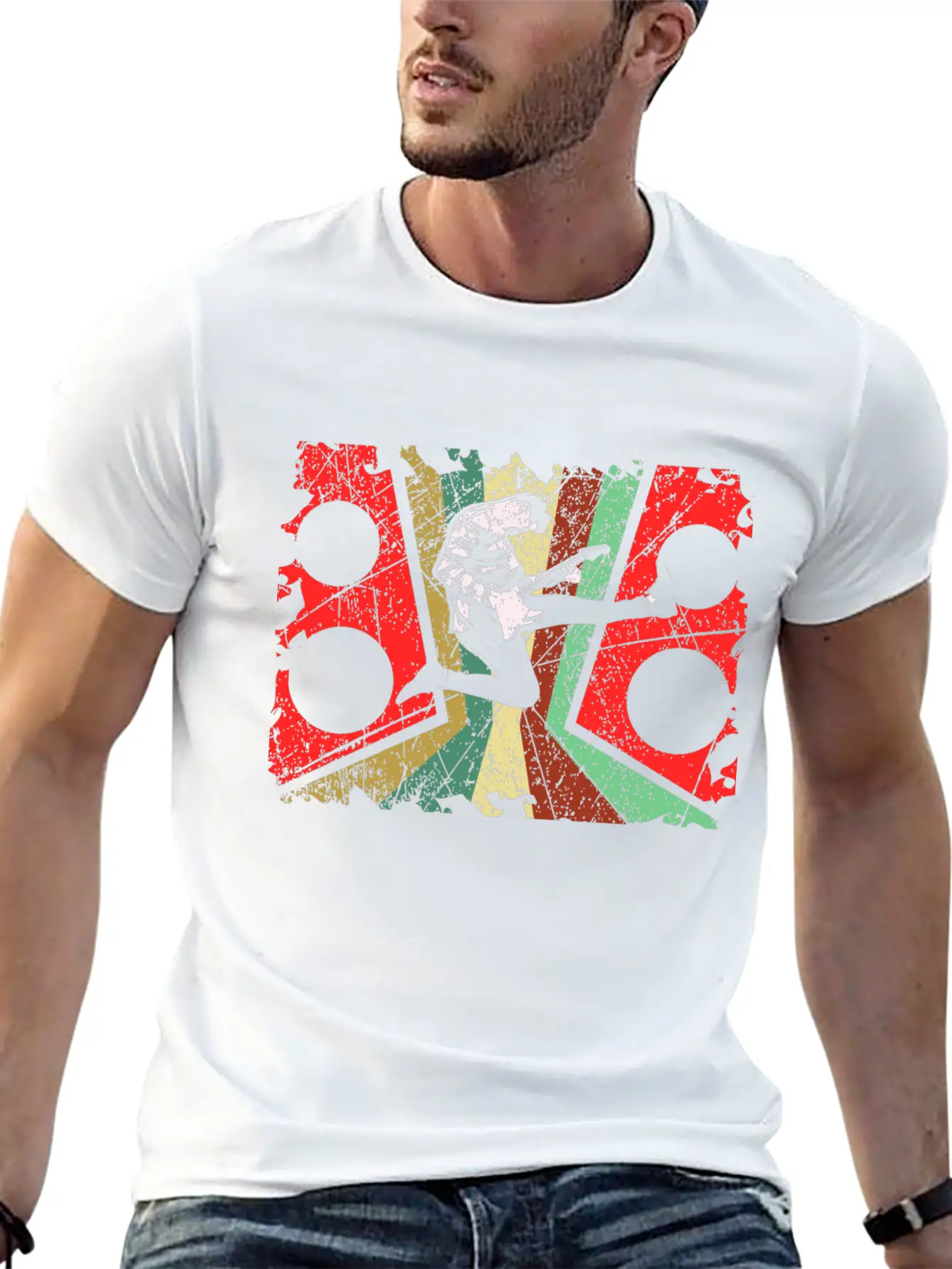 Guitar Music Unisex Short Sleeve Soft Cotton T-Shirt – Casual Everyday Wear