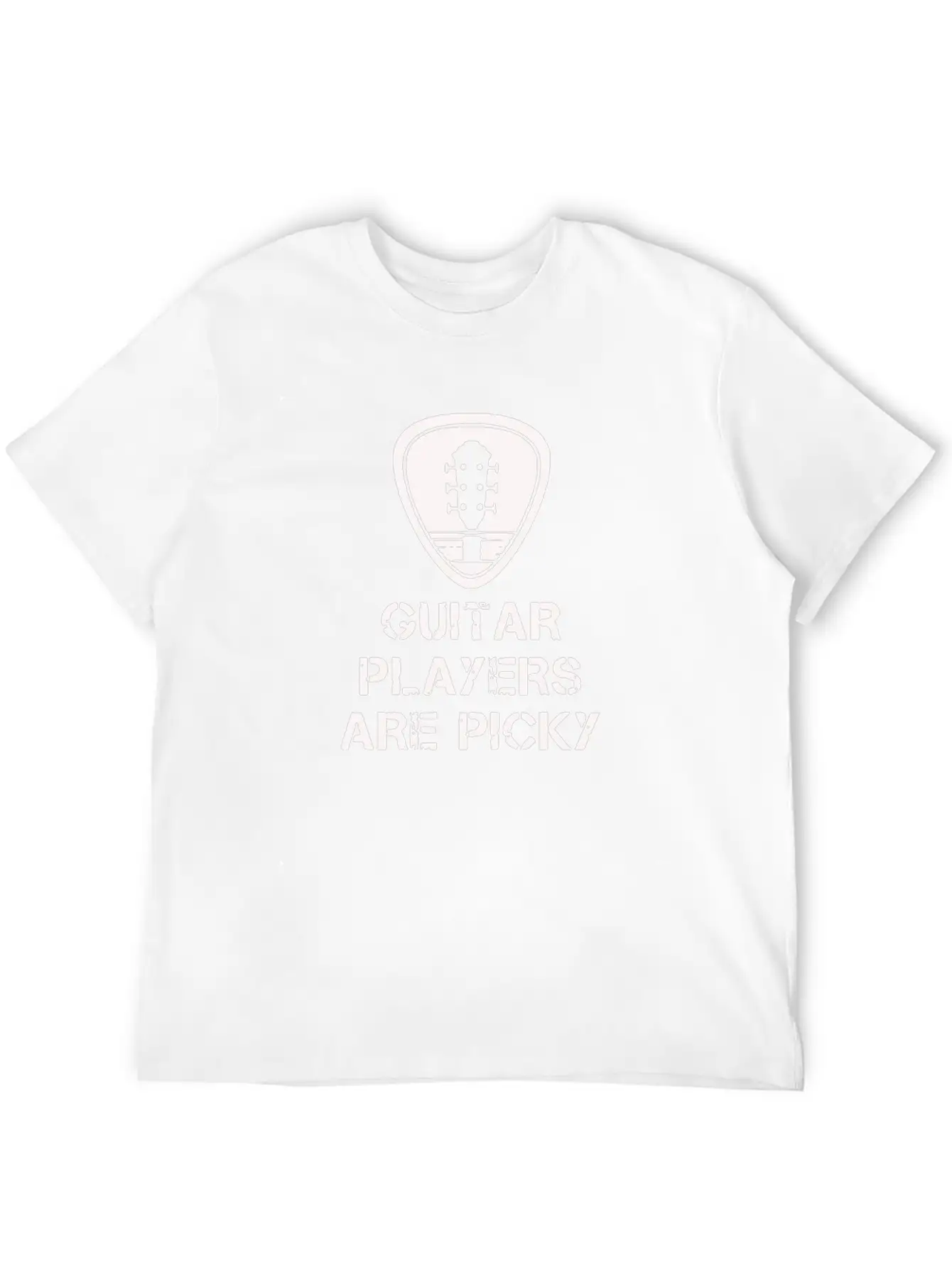 Guitar Players Unisex Short Sleeve Soft Cotton T-Shirt – Casual Everyday Wear