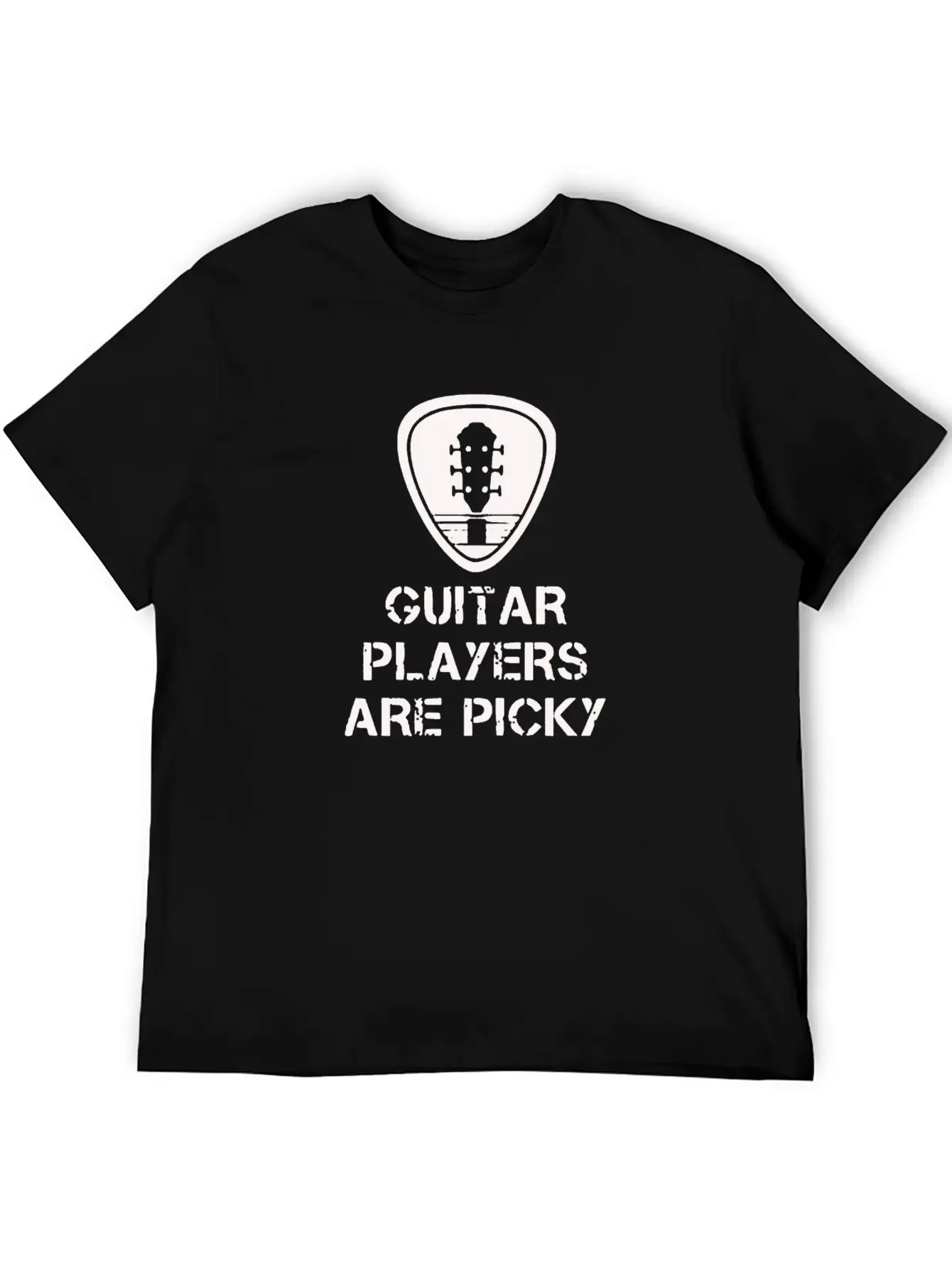 Guitar Players Unisex Short Sleeve Soft Cotton T-Shirt – Casual Everyday Wear