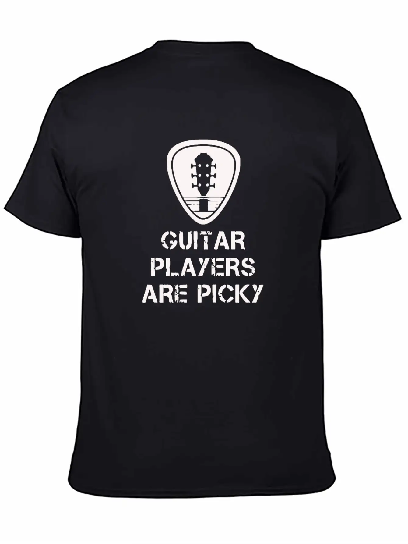 Guitar Players Unisex Short Sleeve Soft Cotton T-Shirt – Casual Everyday Wear