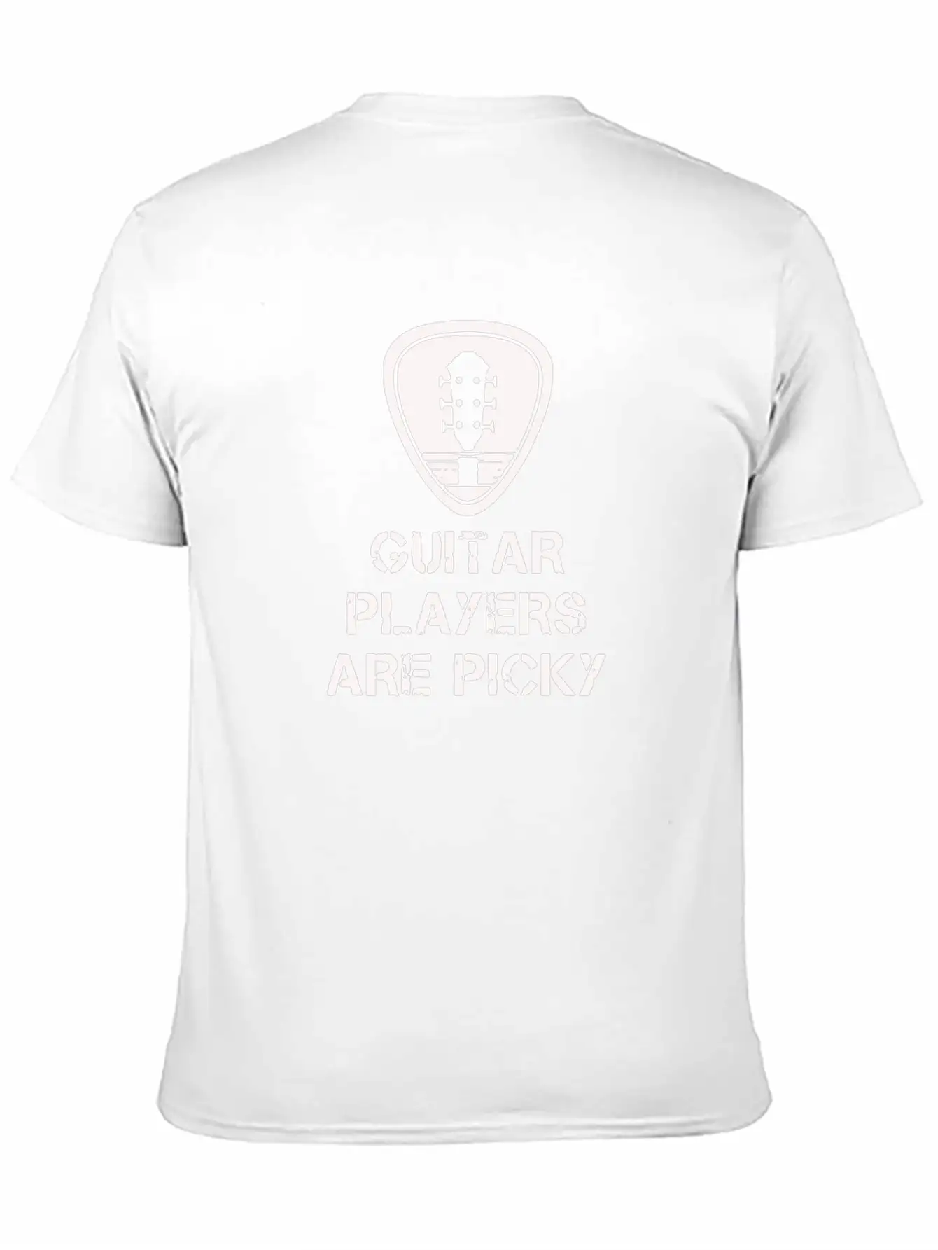 Guitar Players Unisex Short Sleeve Soft Cotton T-Shirt – Casual Everyday Wear